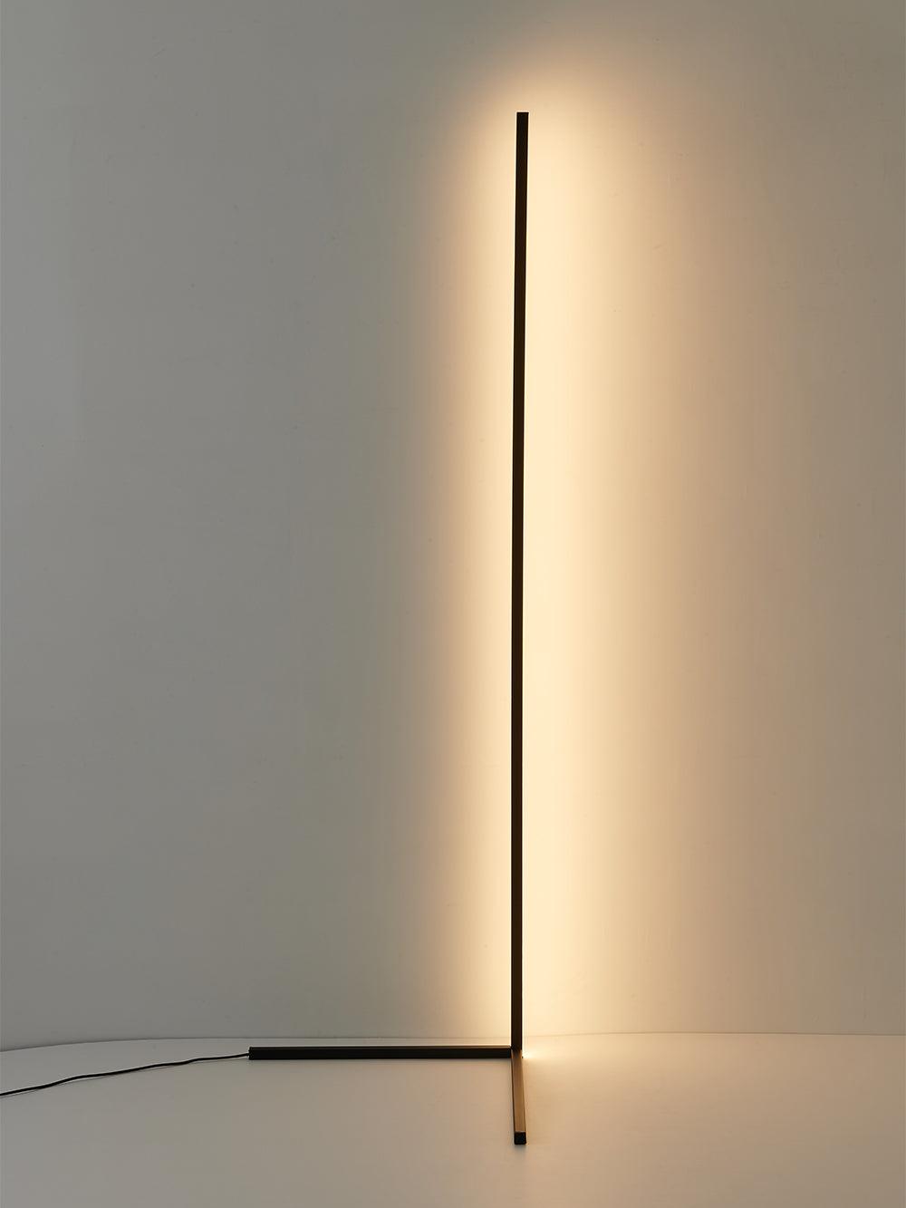 Minimalist LED Floor Lamp | Slim Profile, Remote Control & Ideal for Indoor Spaces