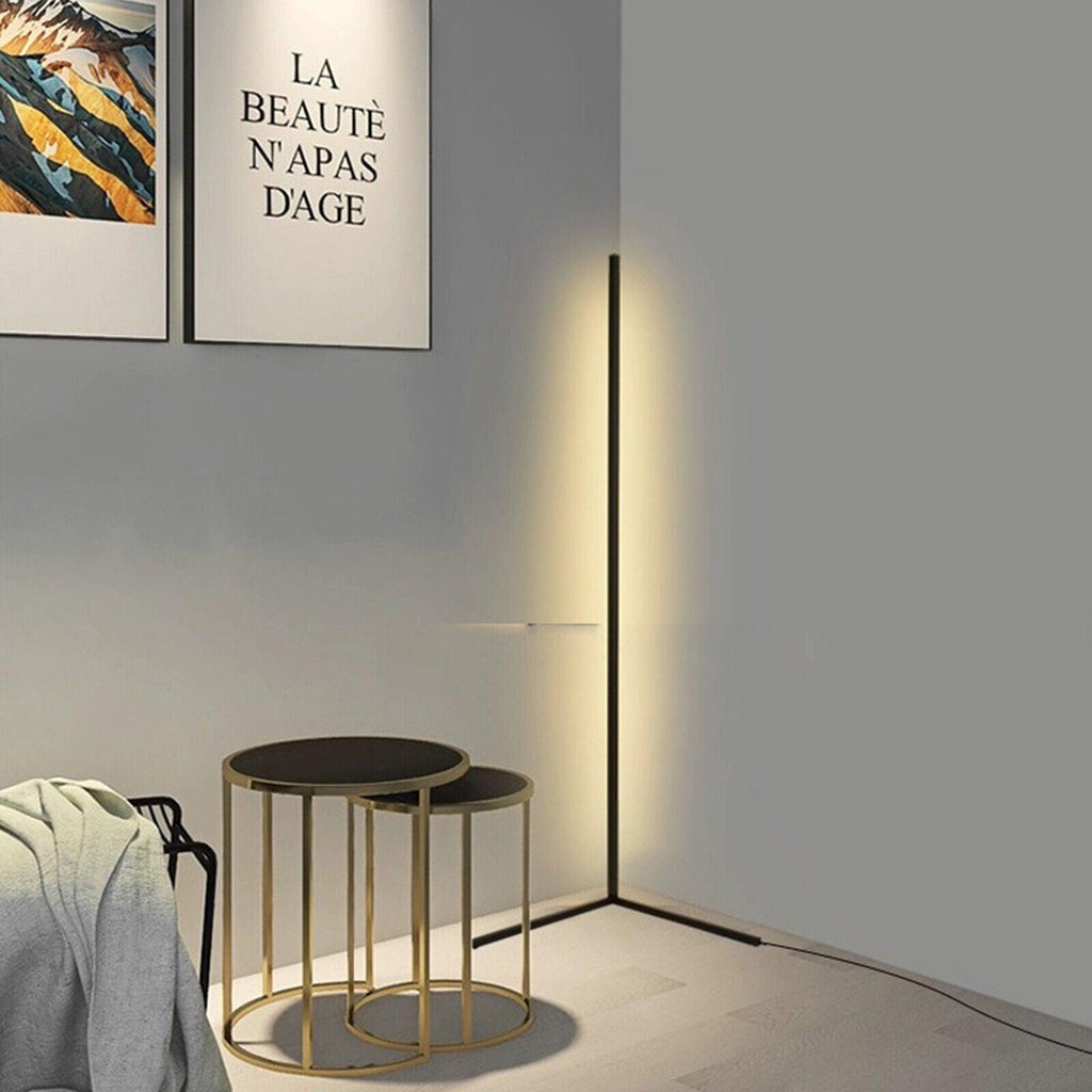 Minimalist LED Floor Lamp | Slim Profile, Remote Control & Ideal for Indoor Spaces