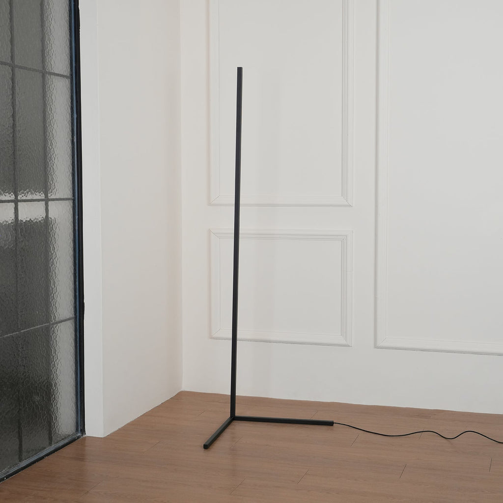 Minimalist LED Floor Lamp | Slim Profile, Remote Control & Ideal for Indoor Spaces
