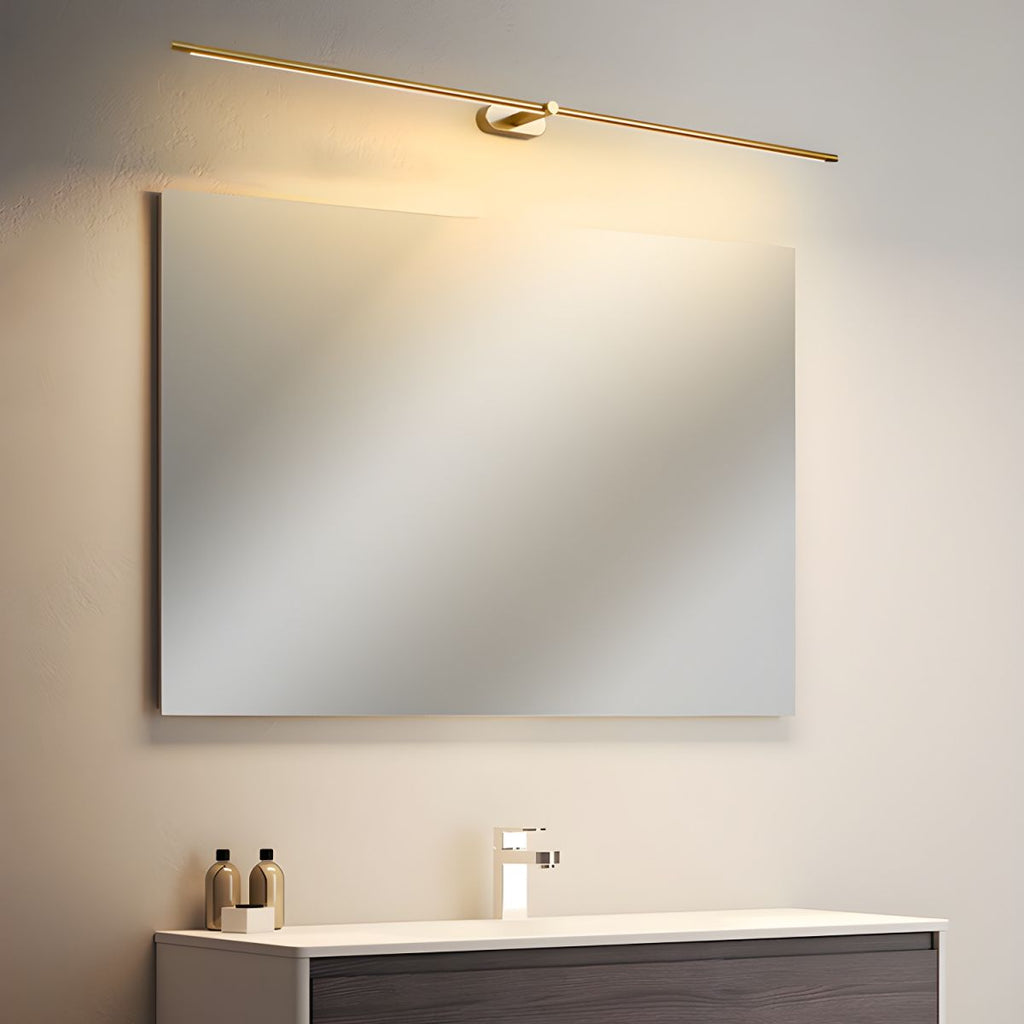 Minimalist Linear Rechargeable Wall Lamp | Touch Sensor, USB Charging & Ideal for Bathrooms and Vanity Mirrors