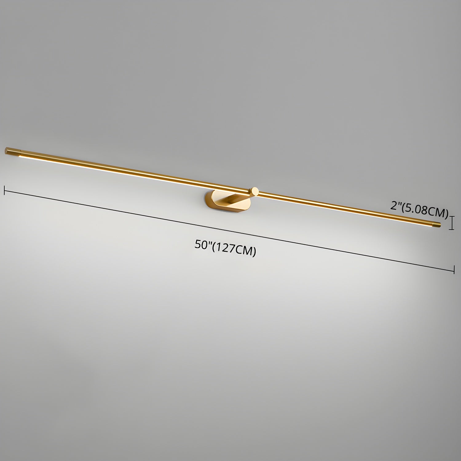 Minimalist Linear Rechargeable Wall Lamp | Touch Sensor, USB Charging & Ideal for Bathrooms and Vanity Mirrors