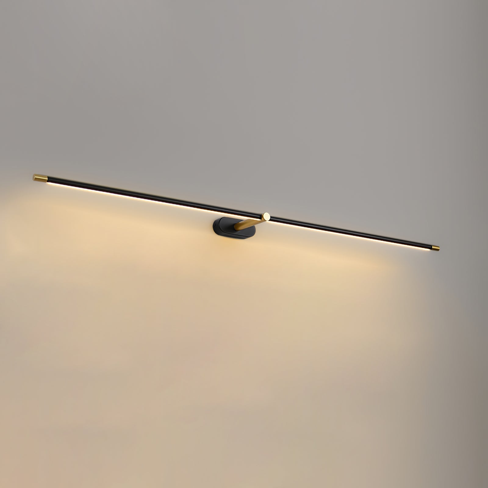 Minimalist Linear Rechargeable Wall Lamp | Touch Sensor, USB Charging & Ideal for Bathrooms and Vanity Mirrors