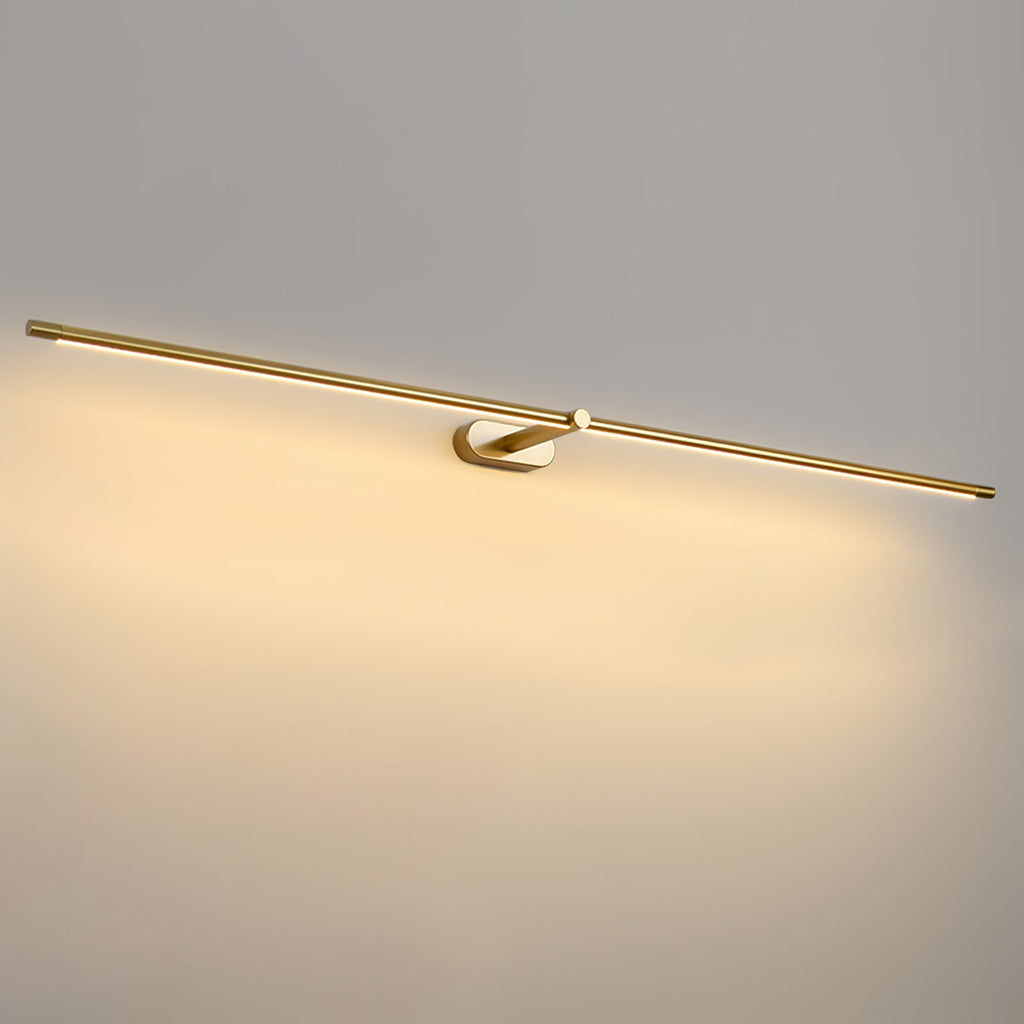 Minimalist Linear Rechargeable Wall Lamp | Touch Sensor, USB Charging & Ideal for Bathrooms and Vanity Mirrors
