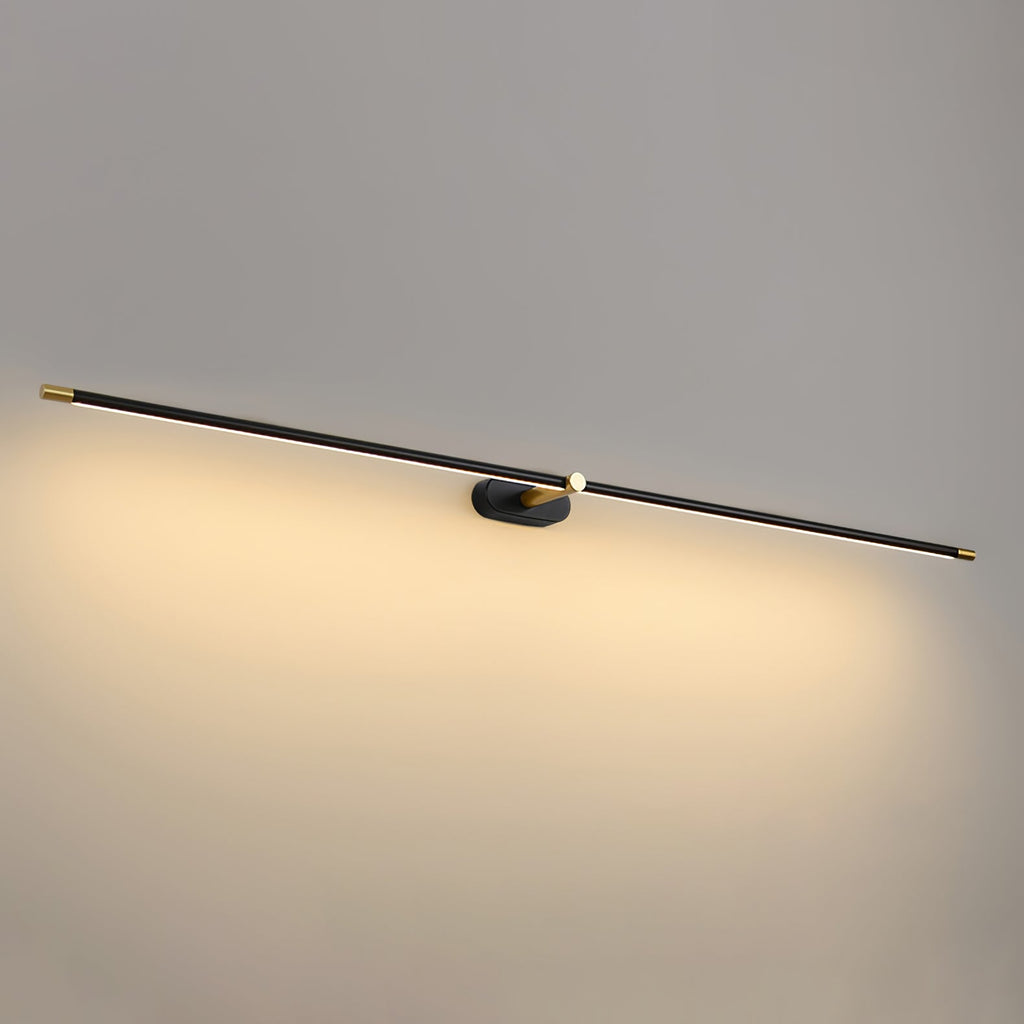 Minimalist Linear Rechargeable Wall Lamp | Touch Sensor, USB Charging & Ideal for Bathrooms and Vanity Mirrors