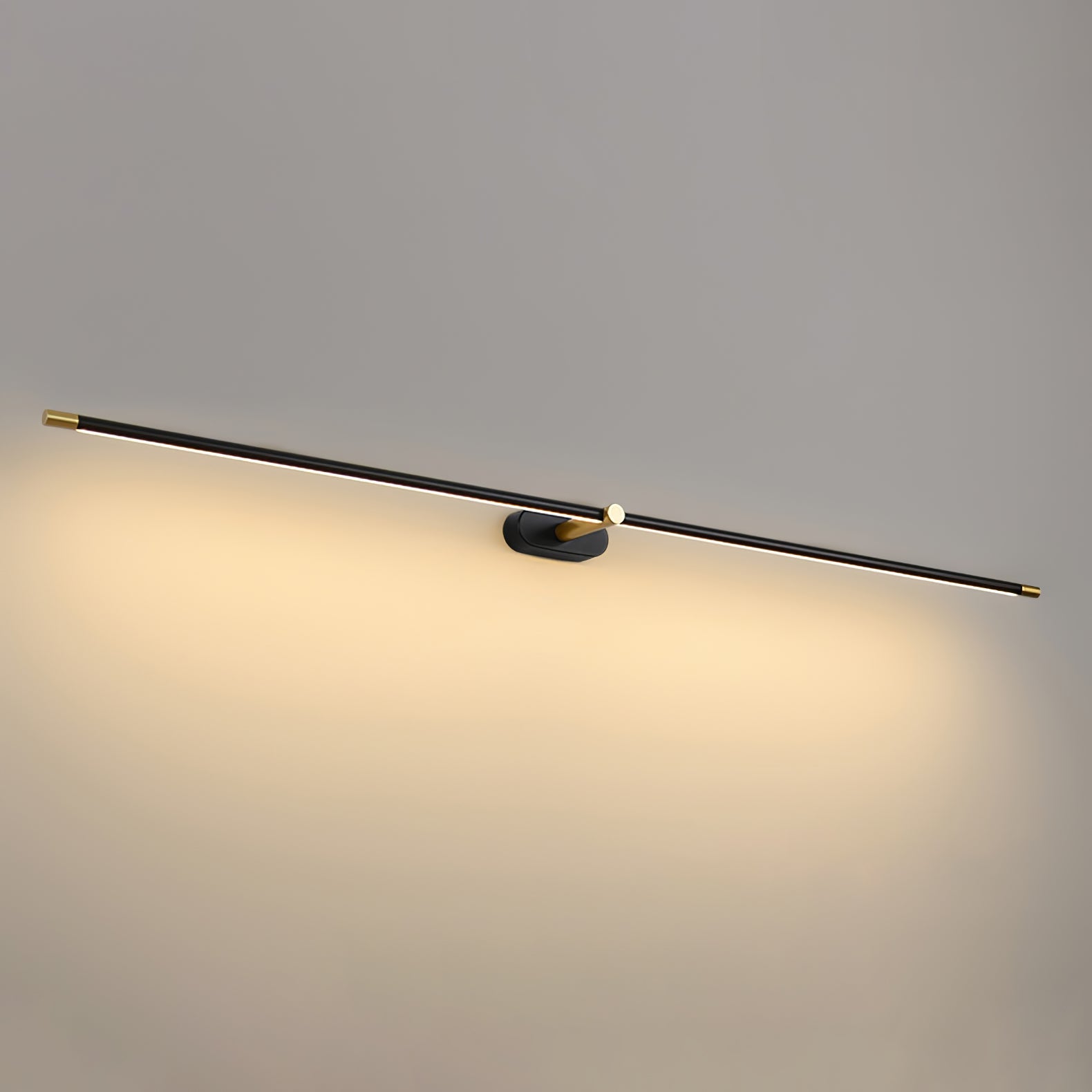 Minimalist Linear Rechargeable Wall Lamp | Touch Sensor, USB Charging & Ideal for Bathrooms and Vanity Mirrors