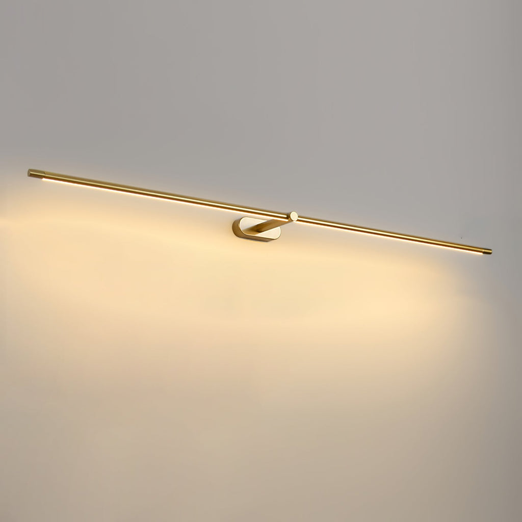 Minimalist Linear Rechargeable Wall Lamp | Touch Sensor, USB Charging & Ideal for Bathrooms and Vanity Mirrors
