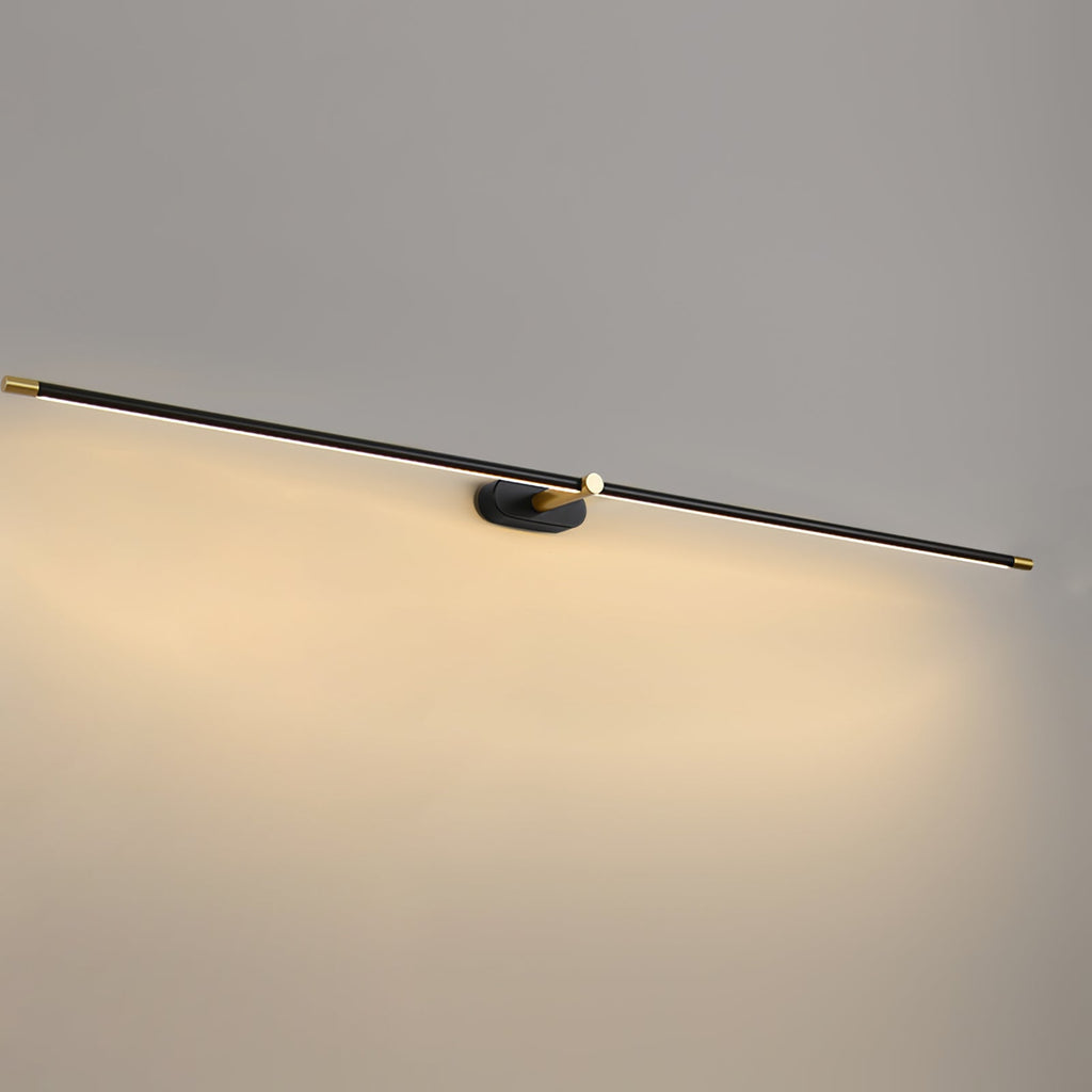 Minimalist Linear Rechargeable Wall Lamp | Touch Sensor, USB Charging & Ideal for Bathrooms and Vanity Mirrors