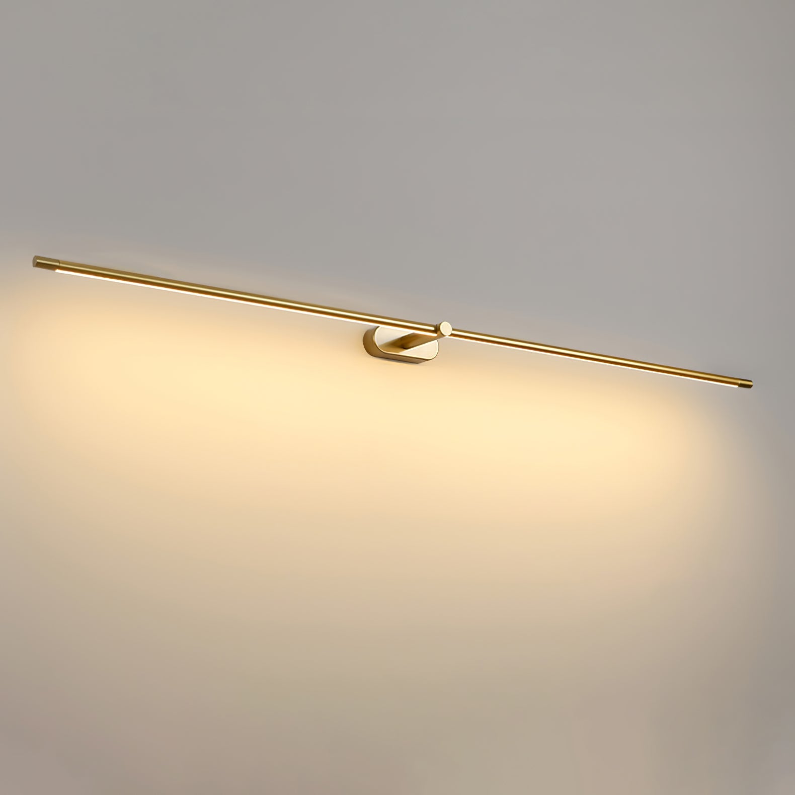 Minimalist Linear Rechargeable Wall Lamp | Touch Sensor, USB Charging & Ideal for Bathrooms and Vanity Mirrors