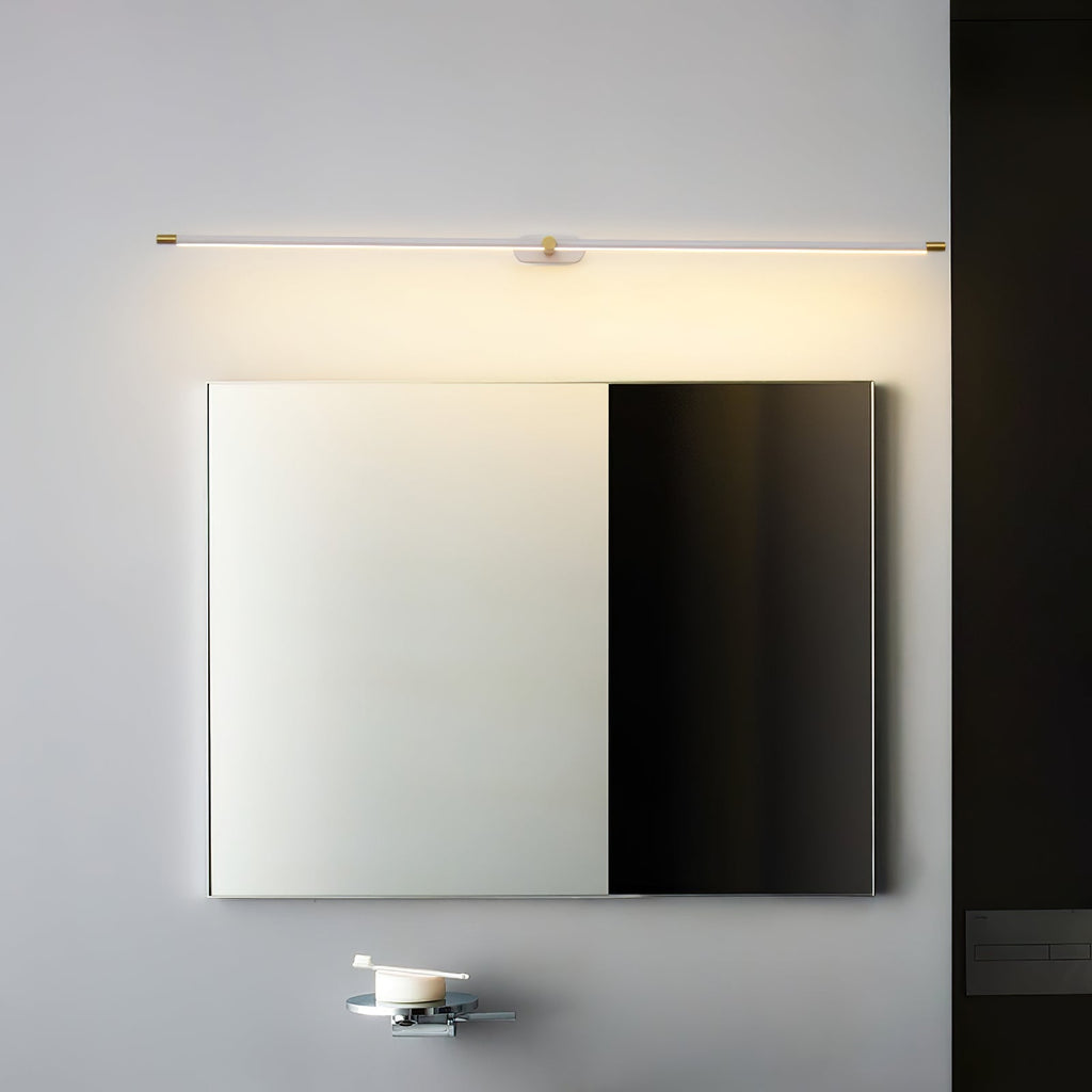 Minimalist Linear Rechargeable Wall Lamp | Touch Sensor, USB Charging & Ideal for Bathrooms and Vanity Mirrors