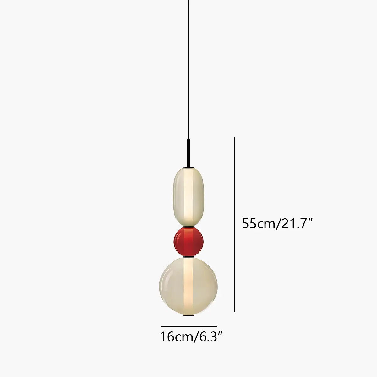 Candied Glass Pendant Light | Colorful Hand-Blown Shades & Soft Ambient Glow for Bedrooms, Kitchens, and Creative Interiors