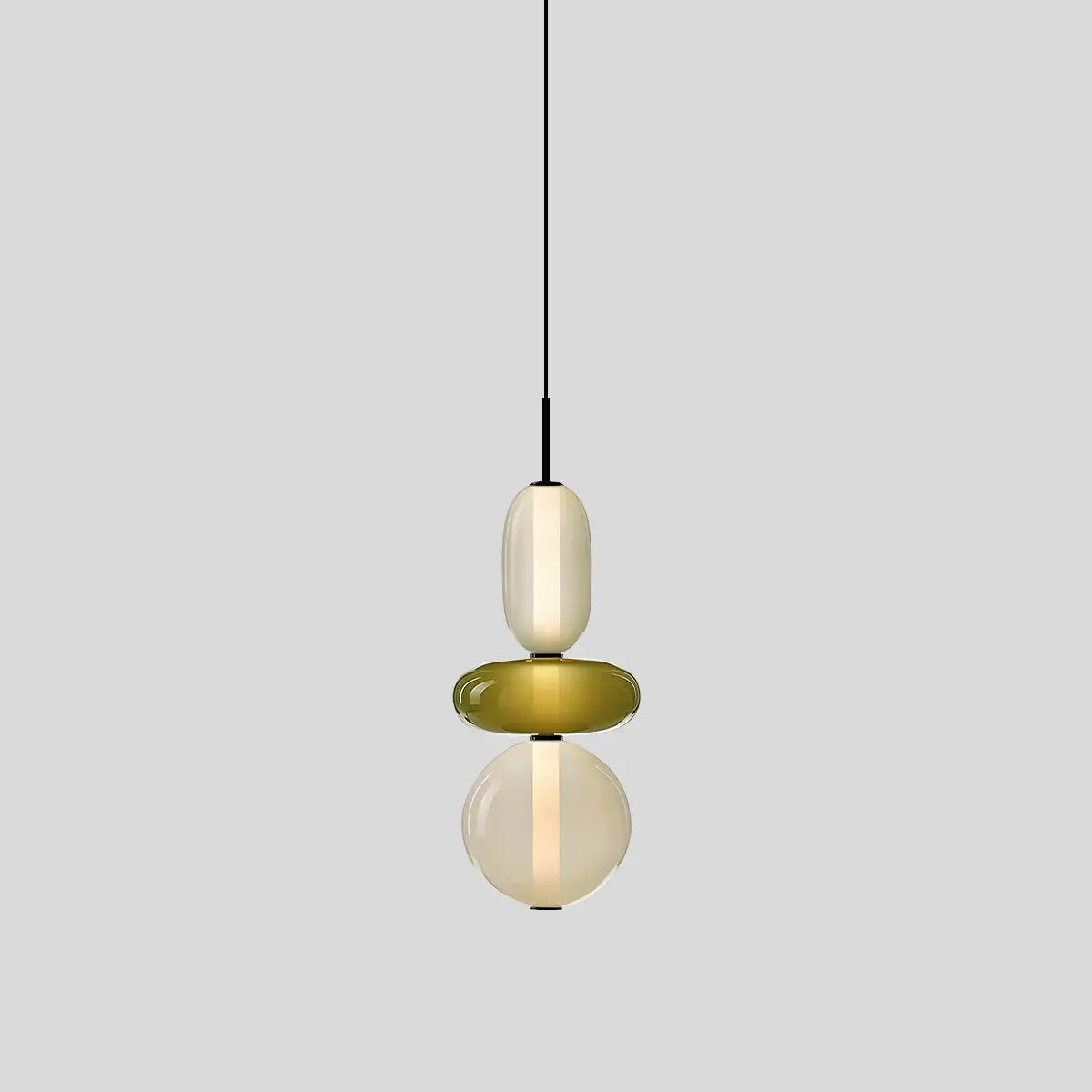 Candied Glass Pendant Light | Colorful Hand-Blown Shades & Soft Ambient Glow for Bedrooms, Kitchens, and Creative Interiors