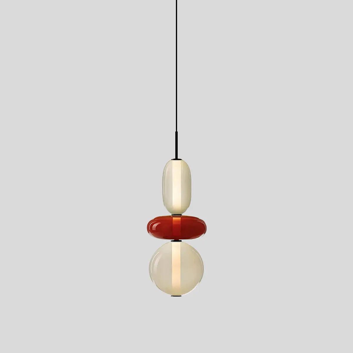 Candied Glass Pendant Light | Colorful Hand-Blown Shades & Soft Ambient Glow for Bedrooms, Kitchens, and Creative Interiors