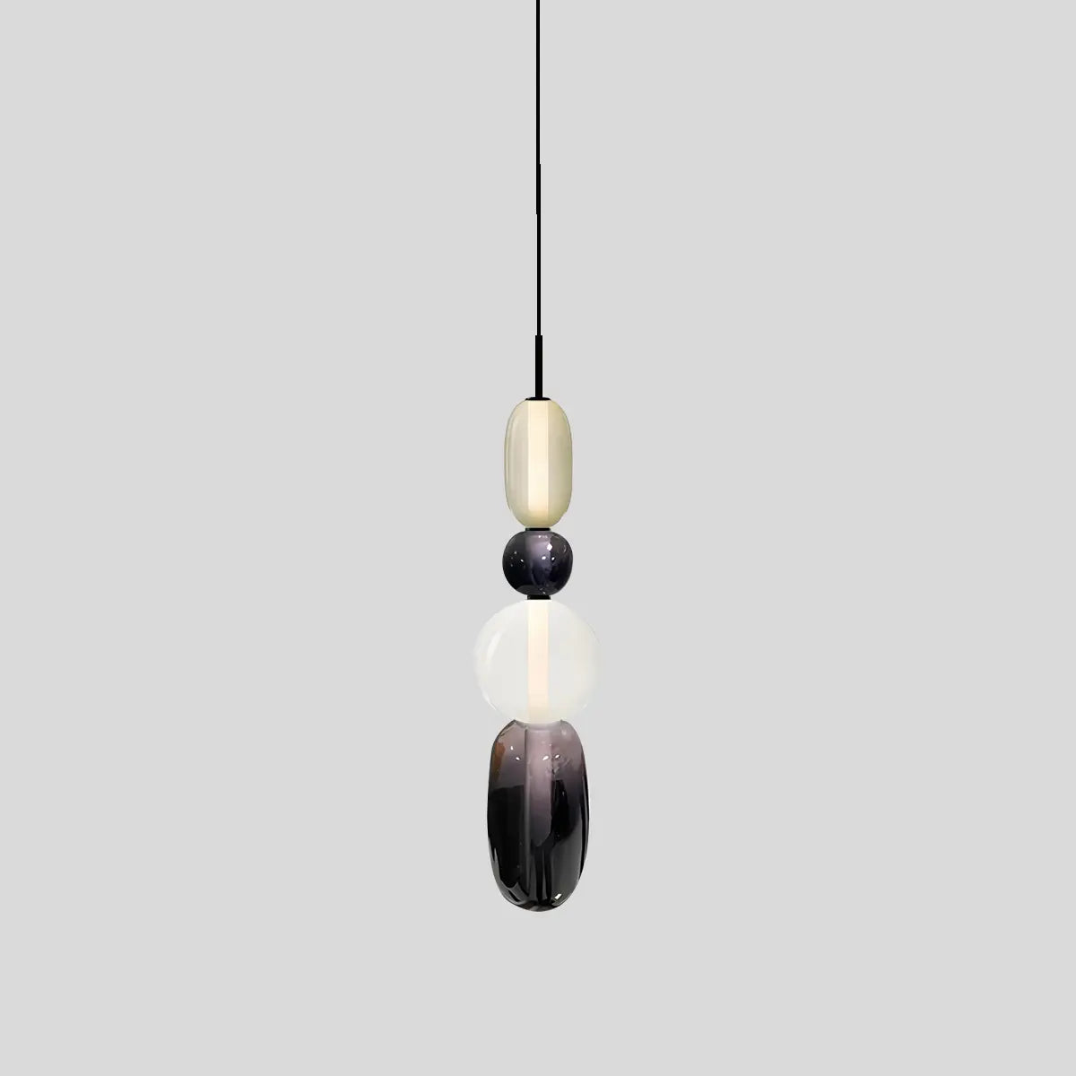Candied Glass Pendant Light | Colorful Hand-Blown Shades & Soft Ambient Glow for Bedrooms, Kitchens, and Creative Interiors