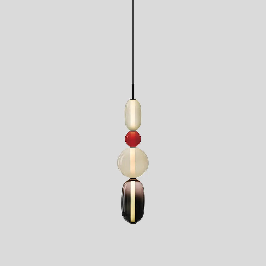 Candied Glass Pendant Light | Colorful Hand-Blown Shades & Soft Ambient Glow for Bedrooms, Kitchens, and Creative Interiors