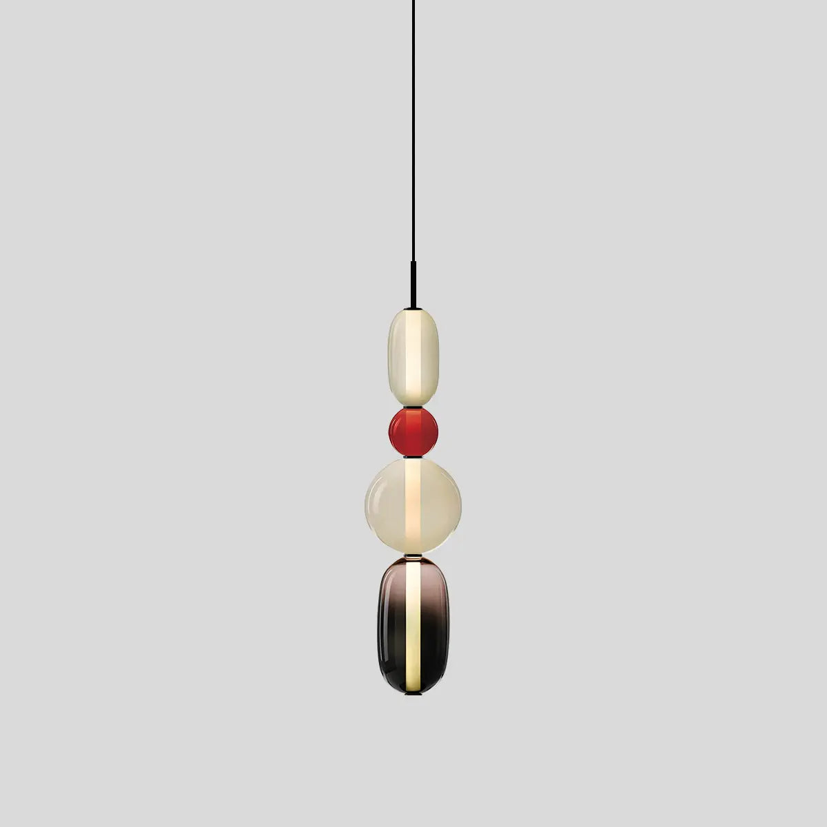 Candied Glass Pendant Light | Colorful Hand-Blown Shades & Soft Ambient Glow for Bedrooms, Kitchens, and Creative Interiors