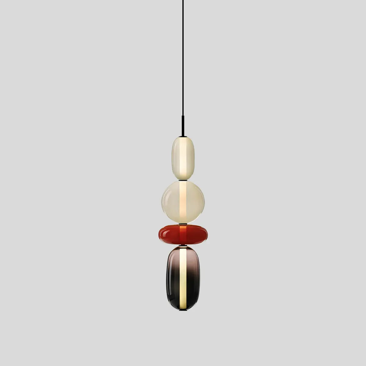 Candied Glass Pendant Light | Colorful Hand-Blown Shades & Soft Ambient Glow for Bedrooms, Kitchens, and Creative Interiors
