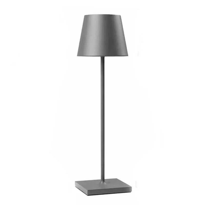 Modern Rechargeable LED Table Lamp – Wireless Touch Control Light with 10 Colors, 5200mAh Battery, IP65 Waterproof for Indoor & Outdoor Use