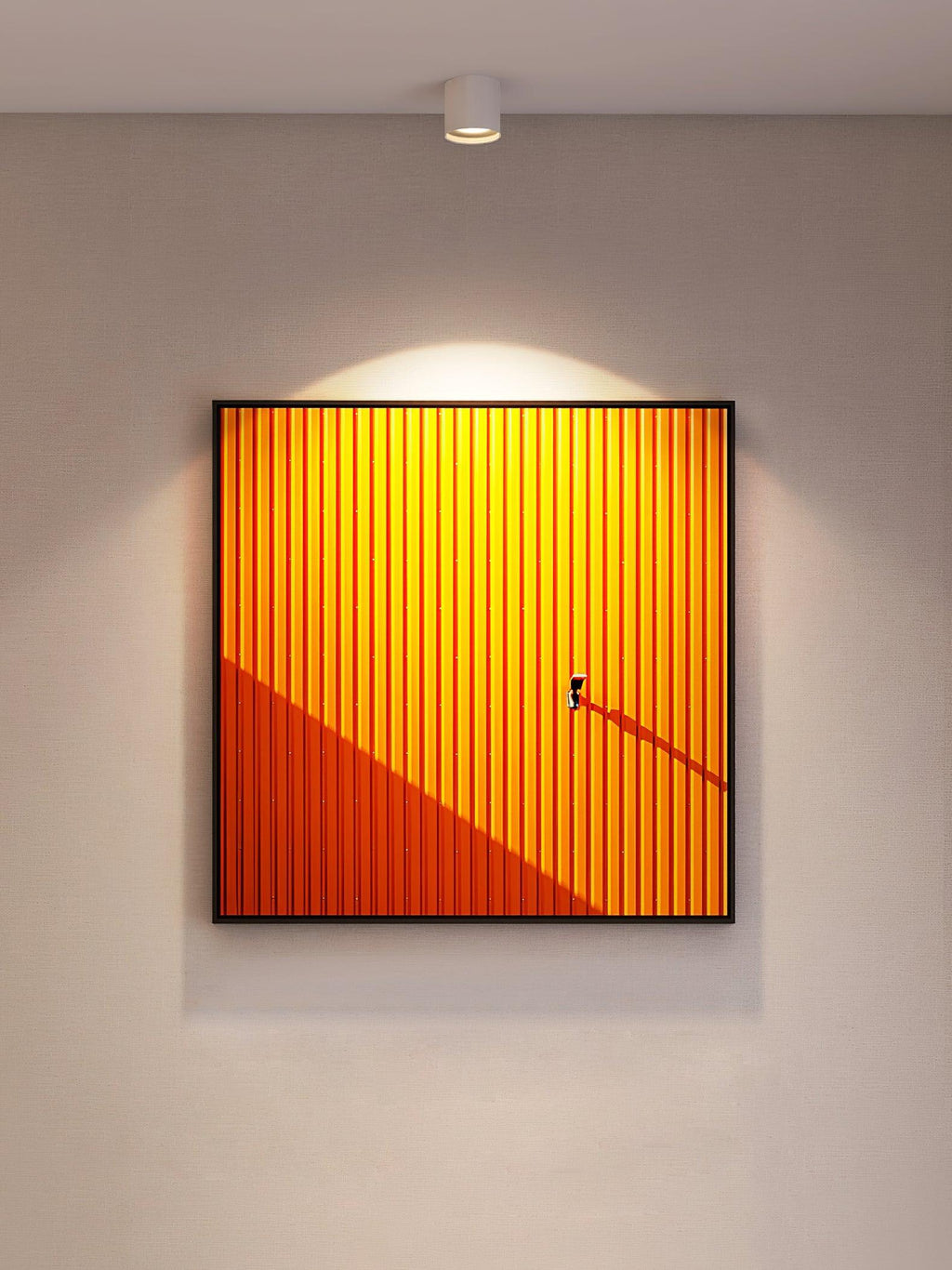 Modern LED Ceiling Light | Dimmable, Rugged Metal & Acrylic for Indoor Use, Available in Warm, Neutral, and Cool Light