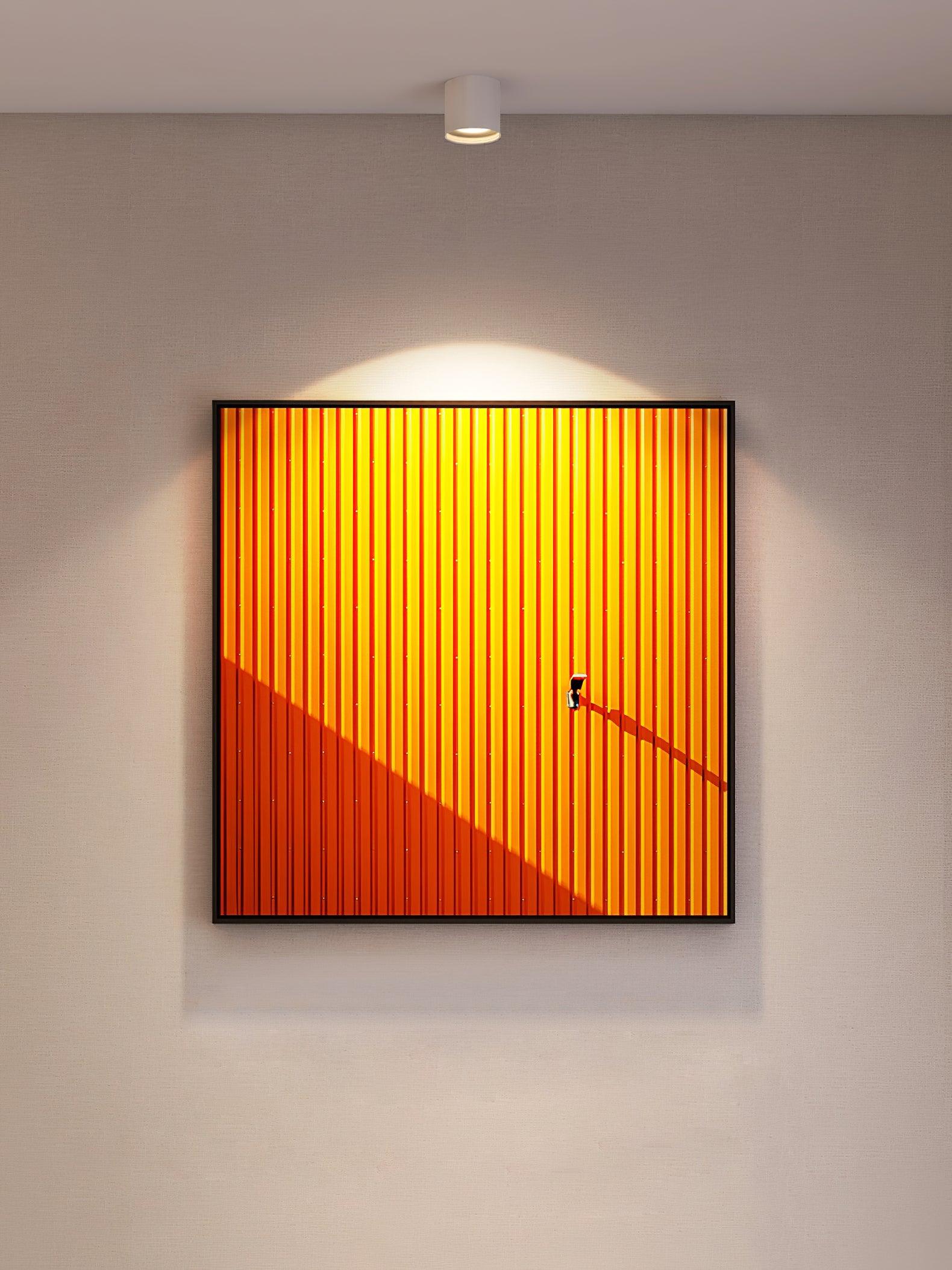 Modern LED Ceiling Light | Dimmable, Rugged Metal & Acrylic for Indoor Use, Available in Warm, Neutral, and Cool Light