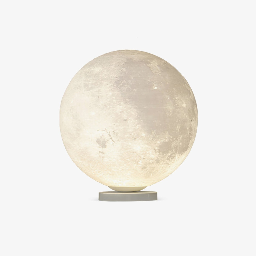 Moon Table Lamp | LED, Warm & Cool Light Options for Nightstands and Desks