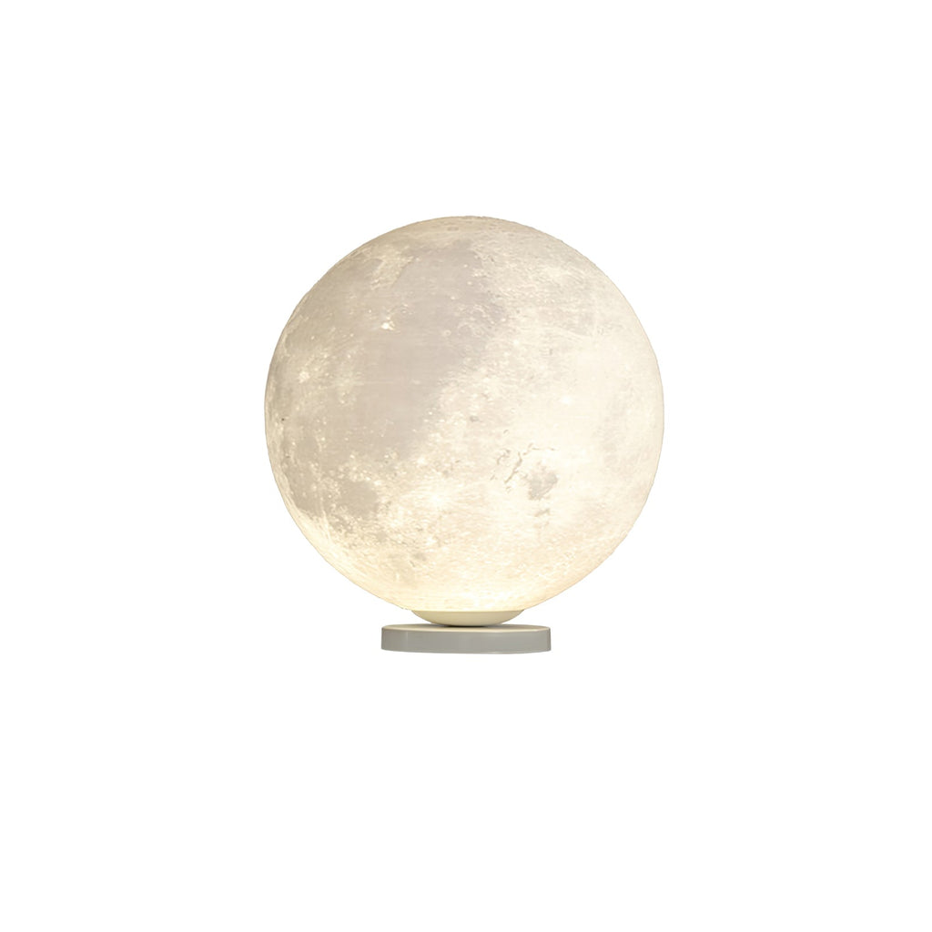 Moon Table Lamp | LED, Warm & Cool Light Options for Nightstands and Desks