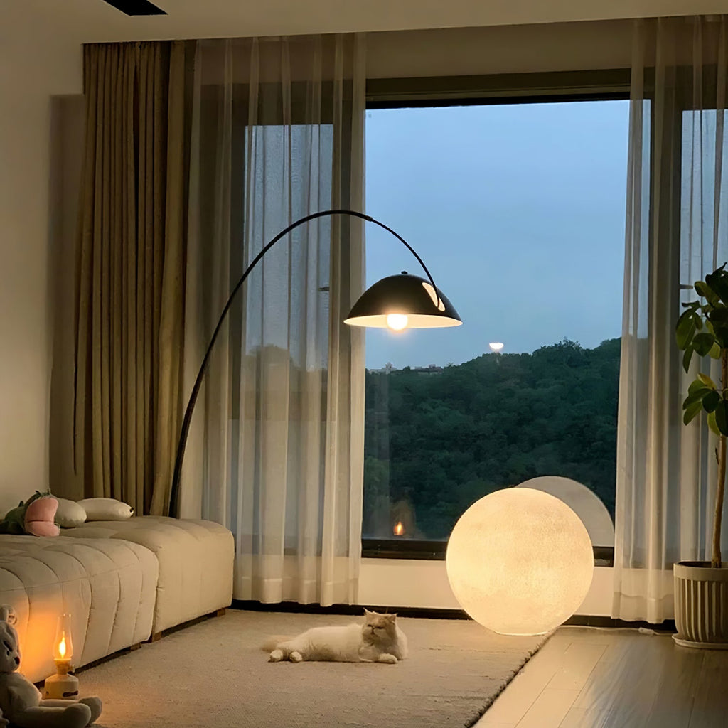 Moon Table Lamp | LED, Warm & Cool Light Options for Nightstands and Desks