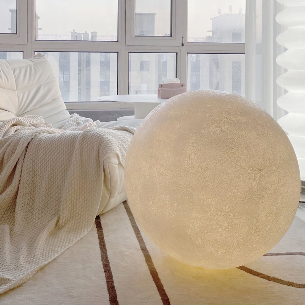 Moon Table Lamp | LED, Warm & Cool Light Options for Nightstands and Desks