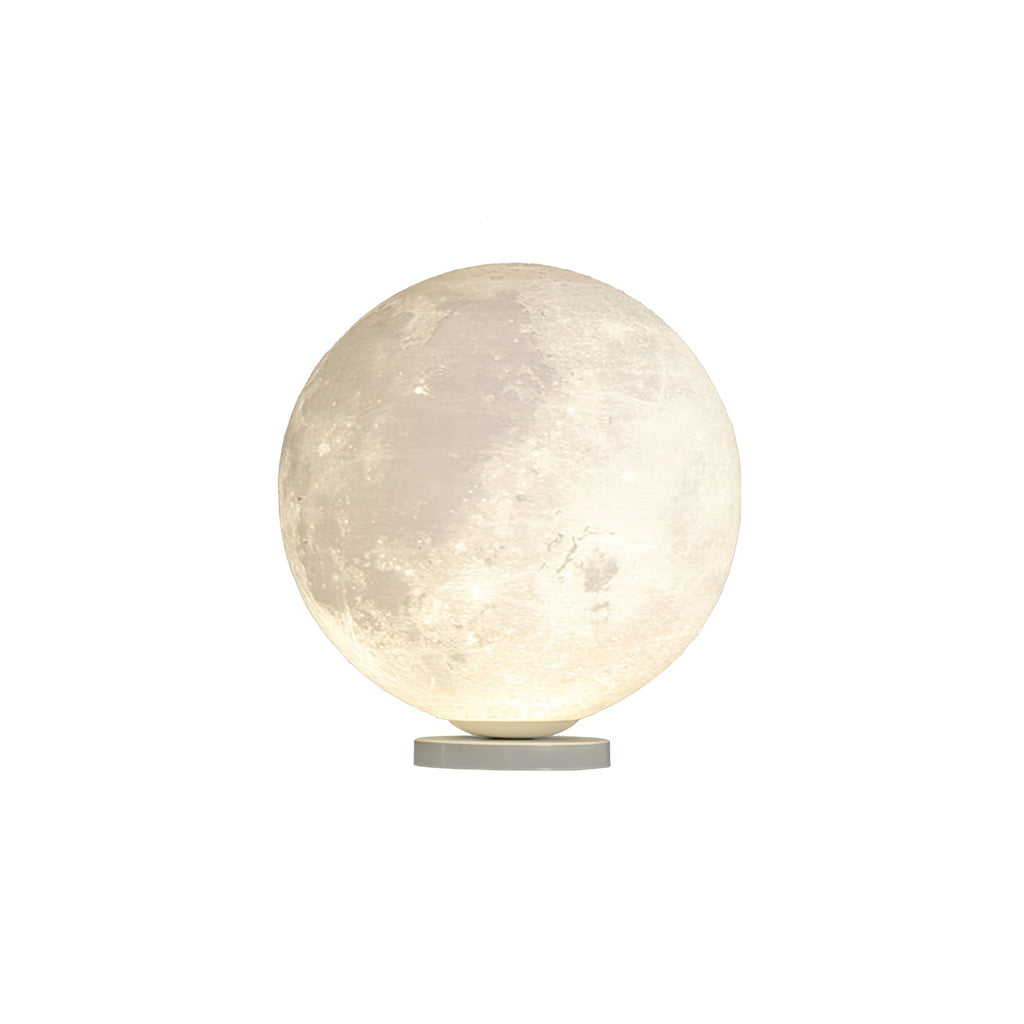 Moon Table Lamp | LED, Warm & Cool Light Options for Nightstands and Desks