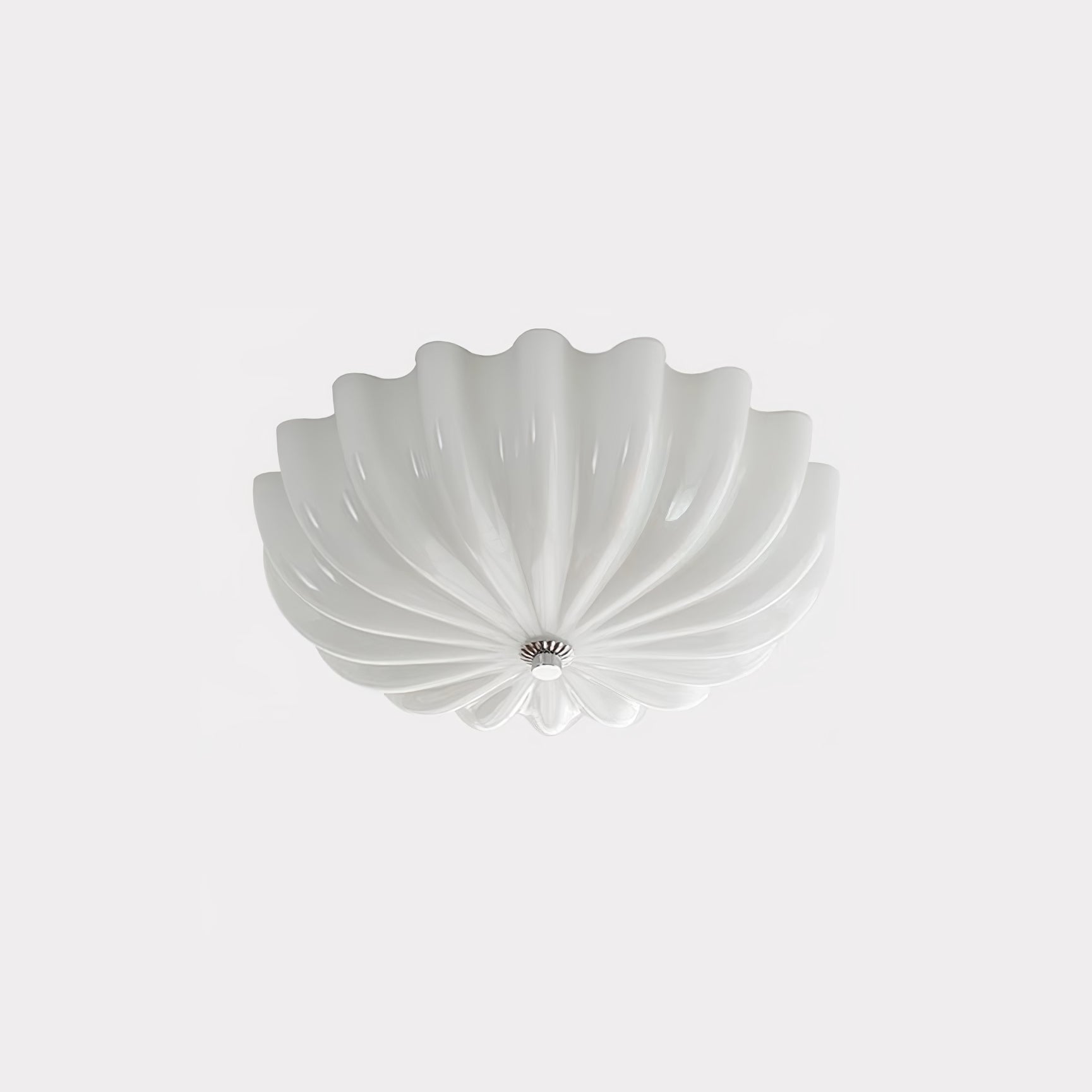 Murano Glass Flush Ceiling Light | Dimmable, Warm & Cool Light Options for Indoor Use