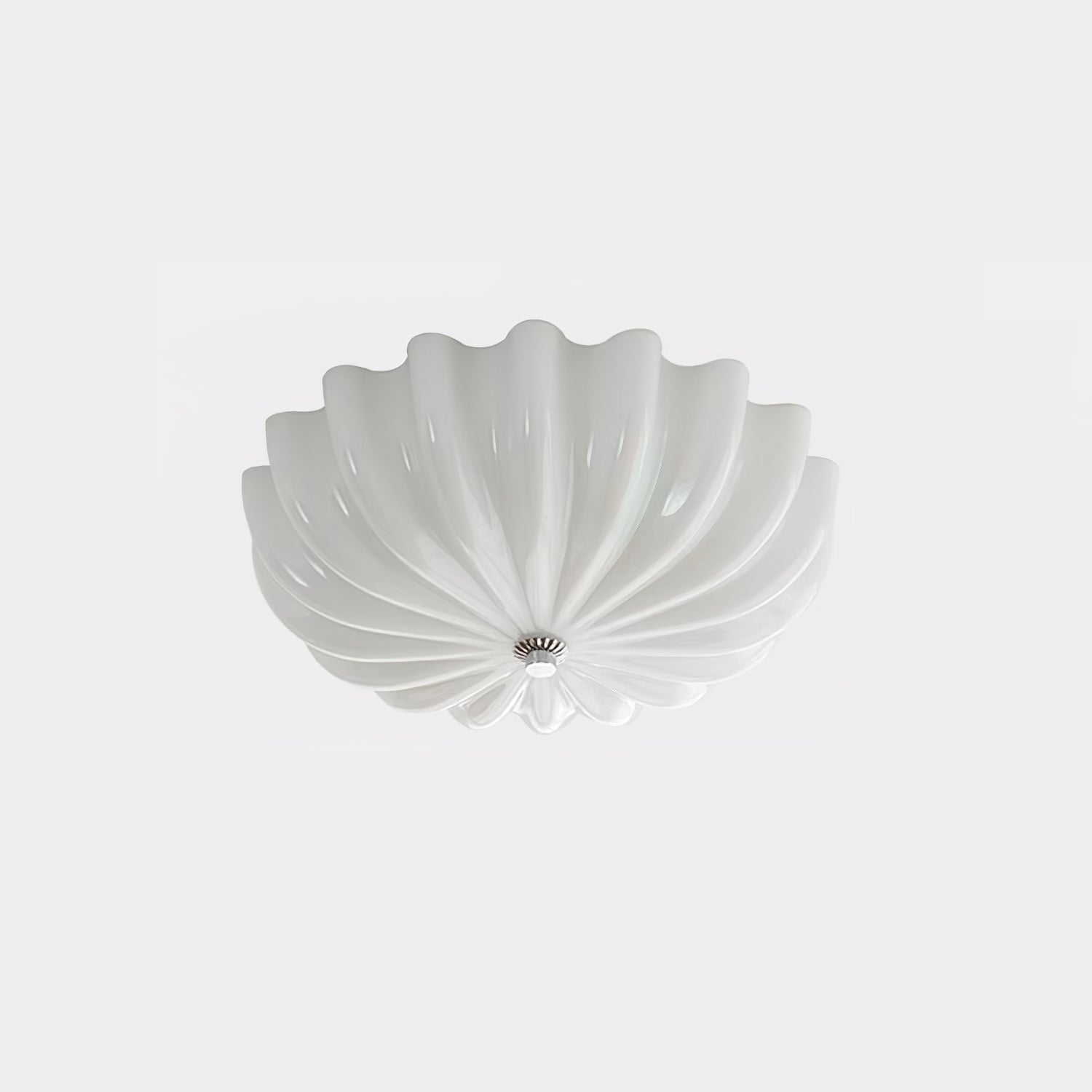 Murano Glass Flush Ceiling Light | Dimmable, Warm & Cool Light Options for Indoor Use