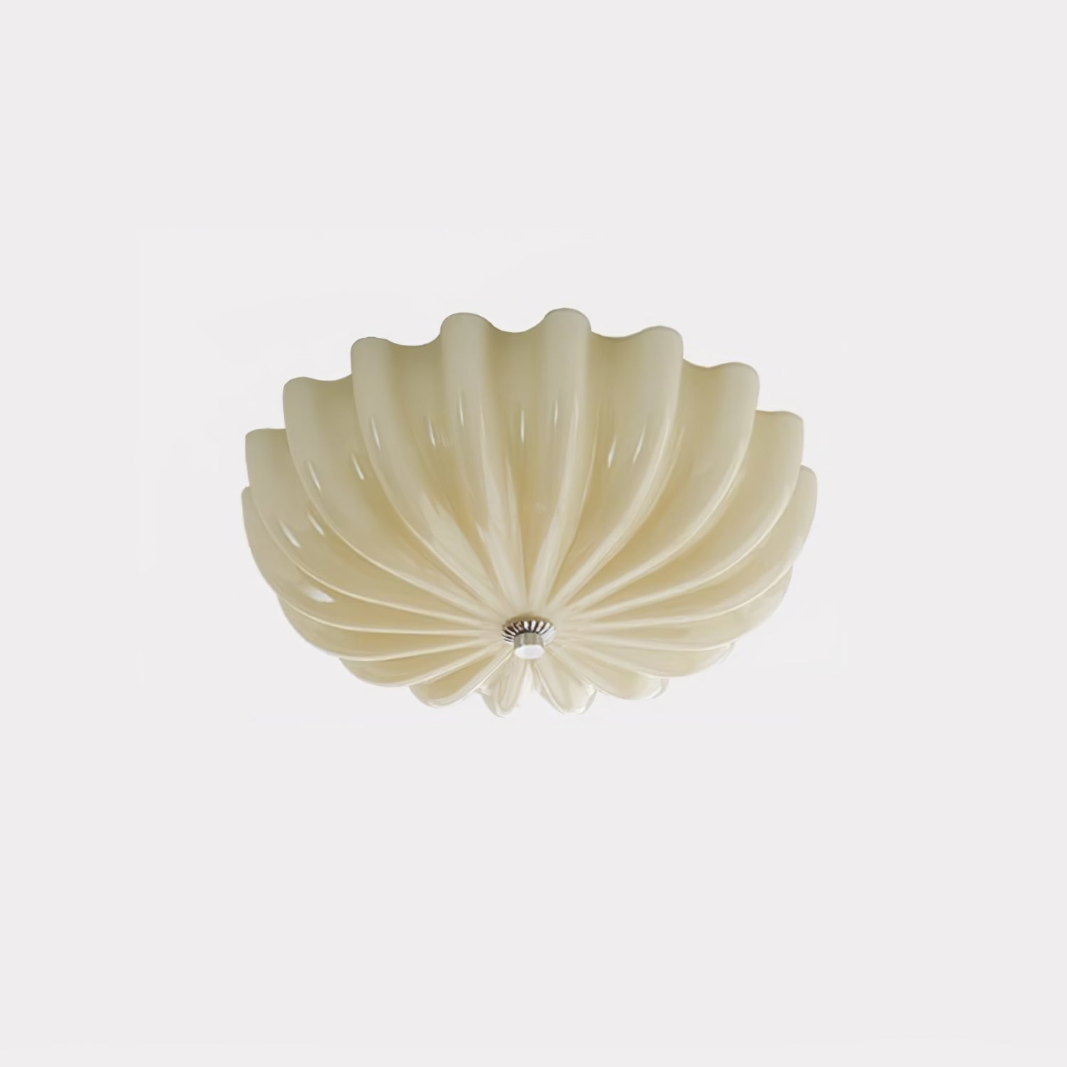 Murano Glass Flush Ceiling Light | Dimmable, Warm & Cool Light Options for Indoor Use