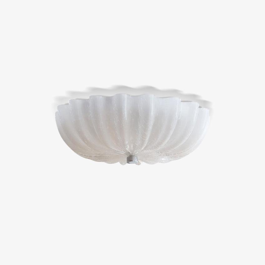 Murano Glass Flush Ceiling Light | Dimmable, Warm & Cool Light Options for Indoor Use
