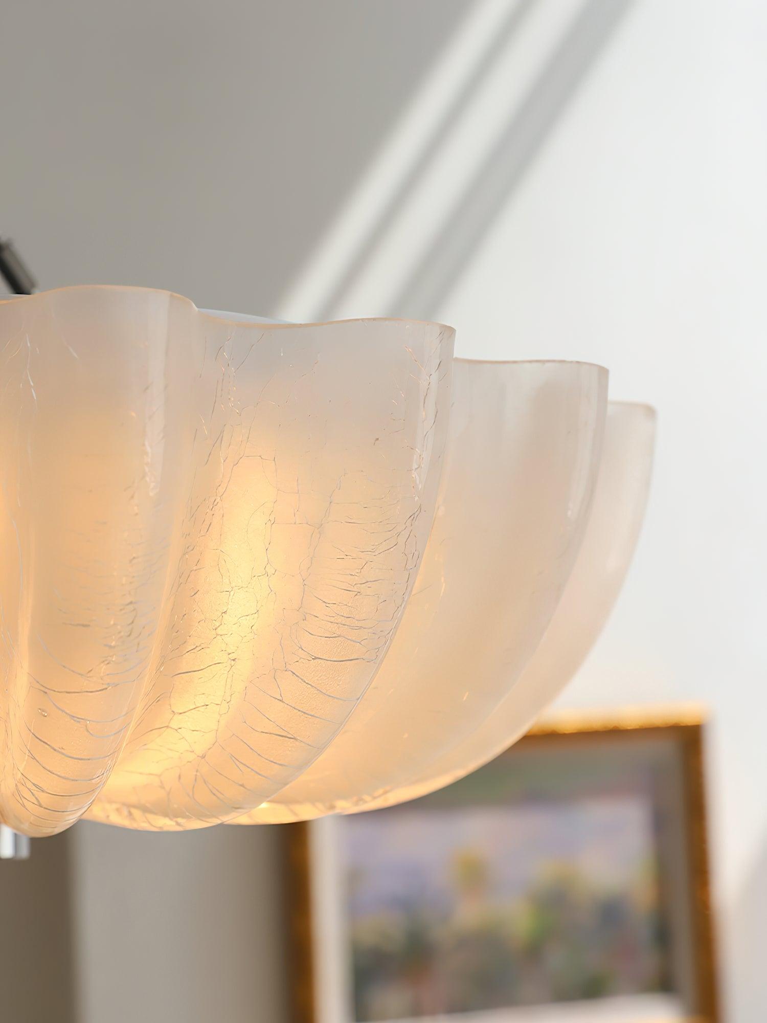 Murano Glass Flush Ceiling Light | Dimmable, Warm & Cool Light Options for Indoor Use