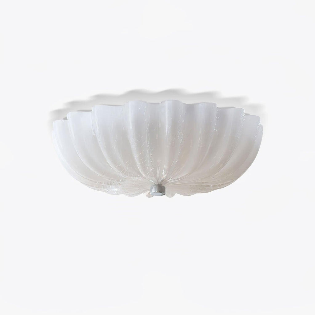 Murano Glass Flush Ceiling Light | Dimmable, Warm & Cool Light Options for Indoor Use
