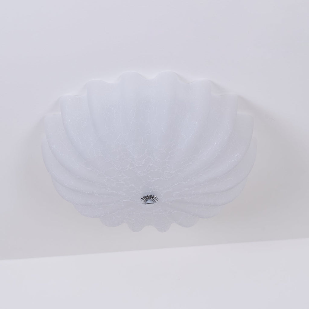 Murano Glass Flush Ceiling Light | Dimmable, Warm & Cool Light Options for Indoor Use
