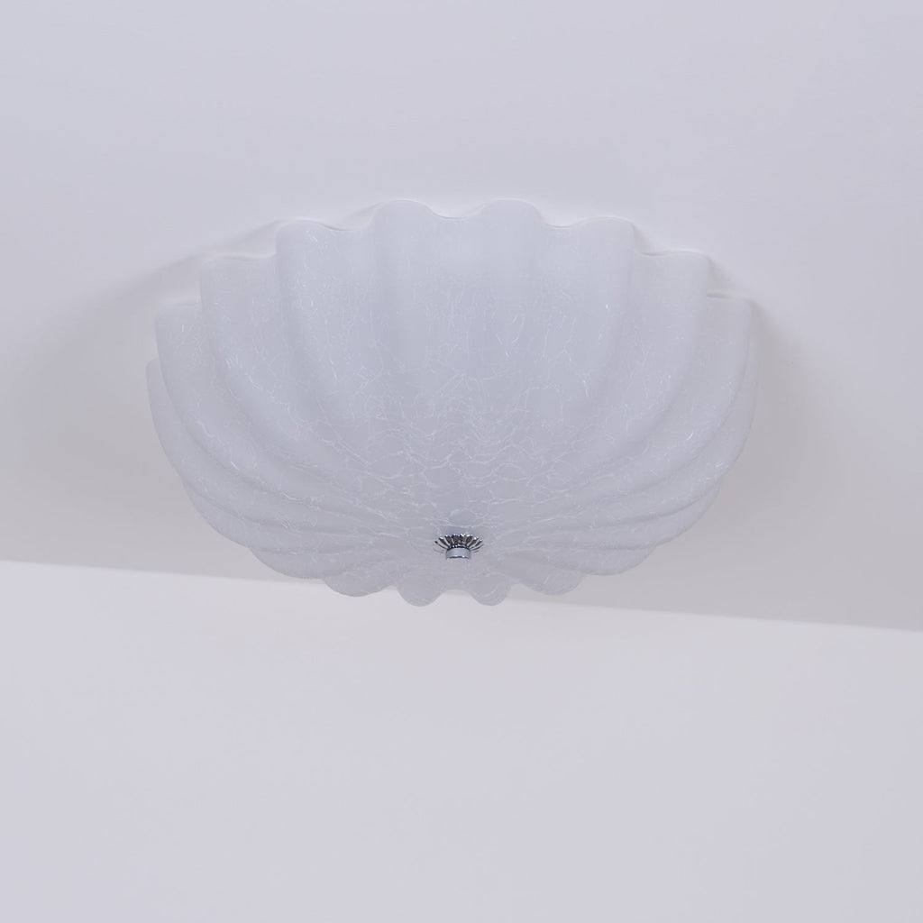 Murano Glass Flush Ceiling Light | Dimmable, Warm & Cool Light Options for Indoor Use