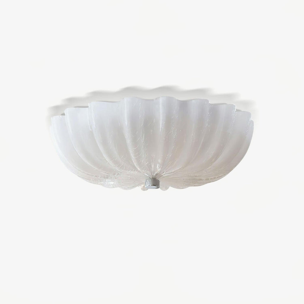 Murano Glass Flush Ceiling Light | Dimmable, Warm & Cool Light Options for Indoor Use
