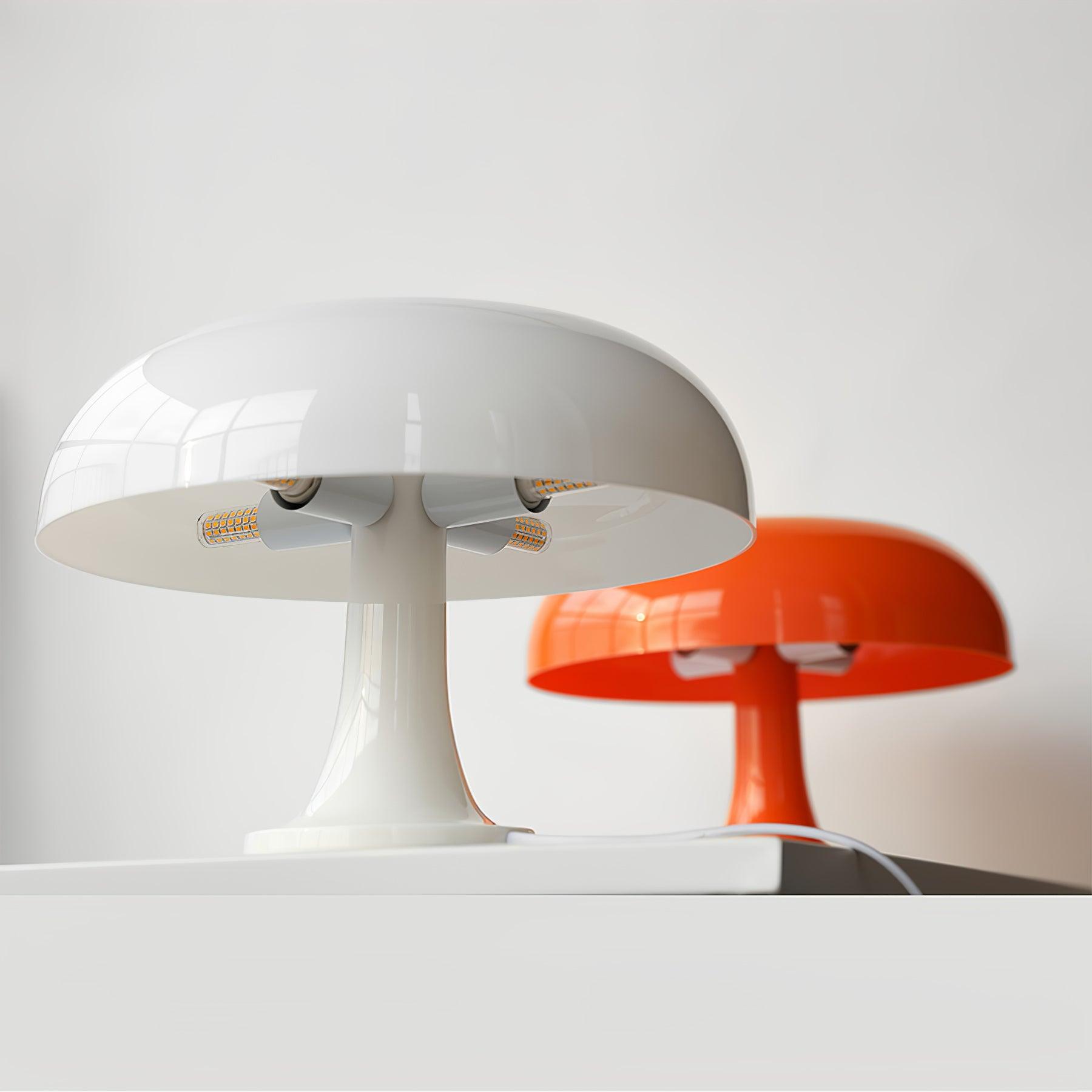 Mushroom Table Lamp | Playful ABS Design with LED Bulb for Home and Office Decor
