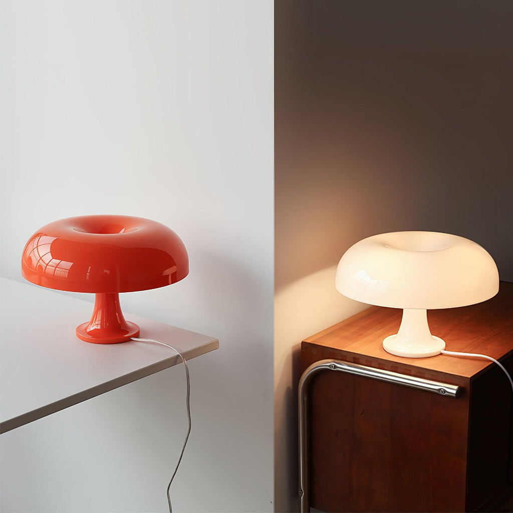 Mushroom Table Lamp | Playful ABS Design with LED Bulb for Home and Office Decor