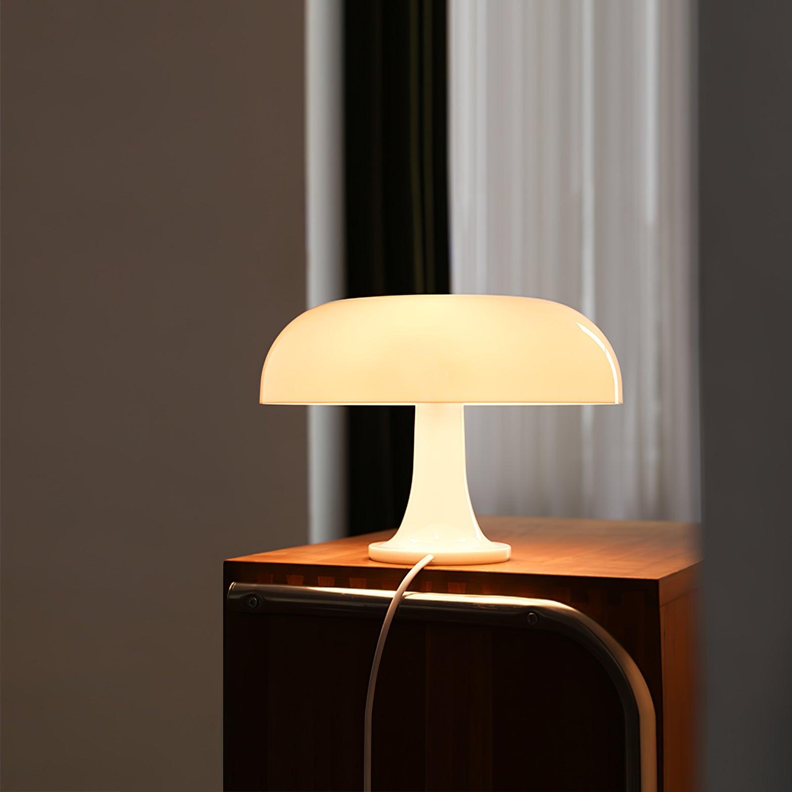Mushroom Table Lamp | Playful ABS Design with LED Bulb for Home and Office Decor