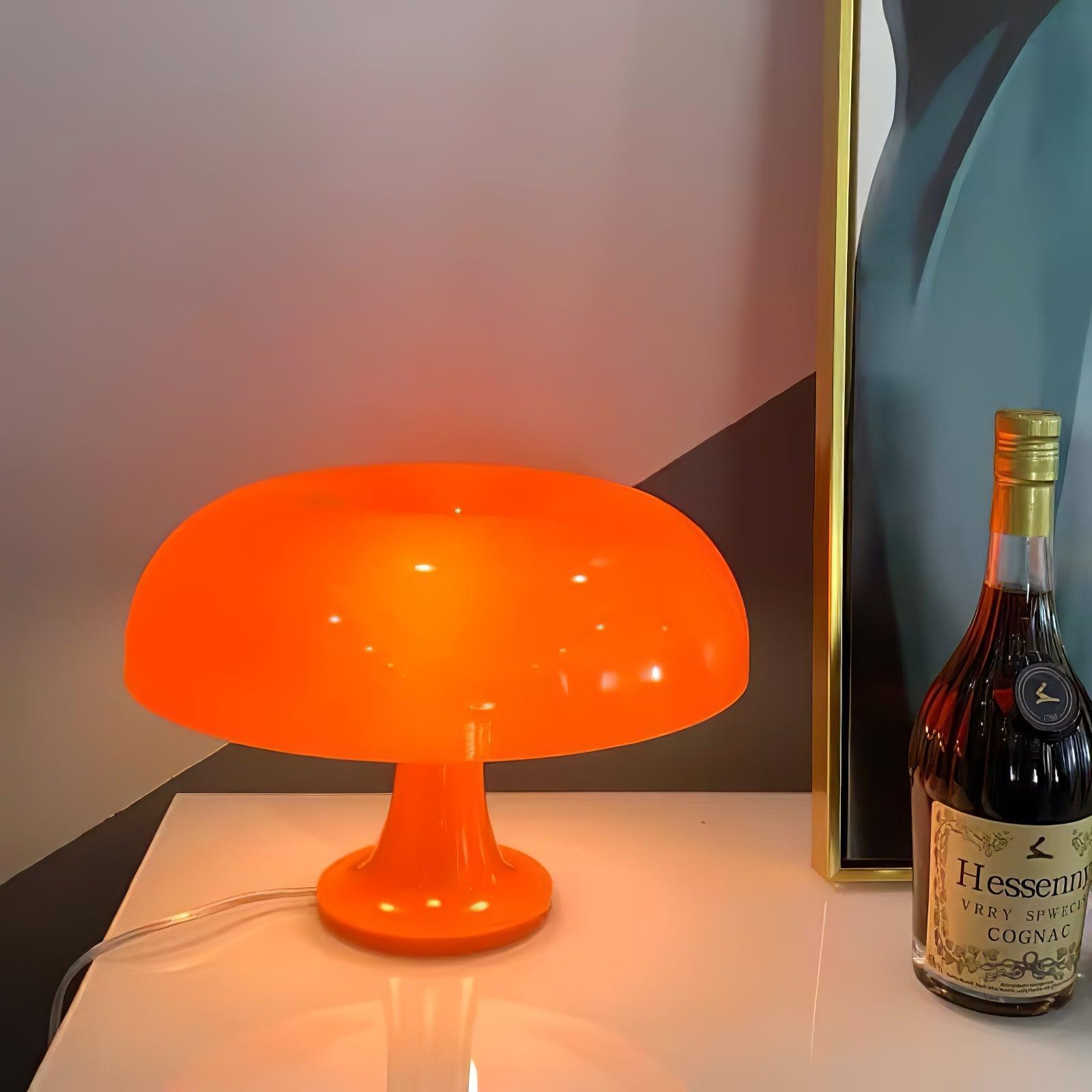 Mushroom Table Lamp | Playful ABS Design with LED Bulb for Home and Office Decor