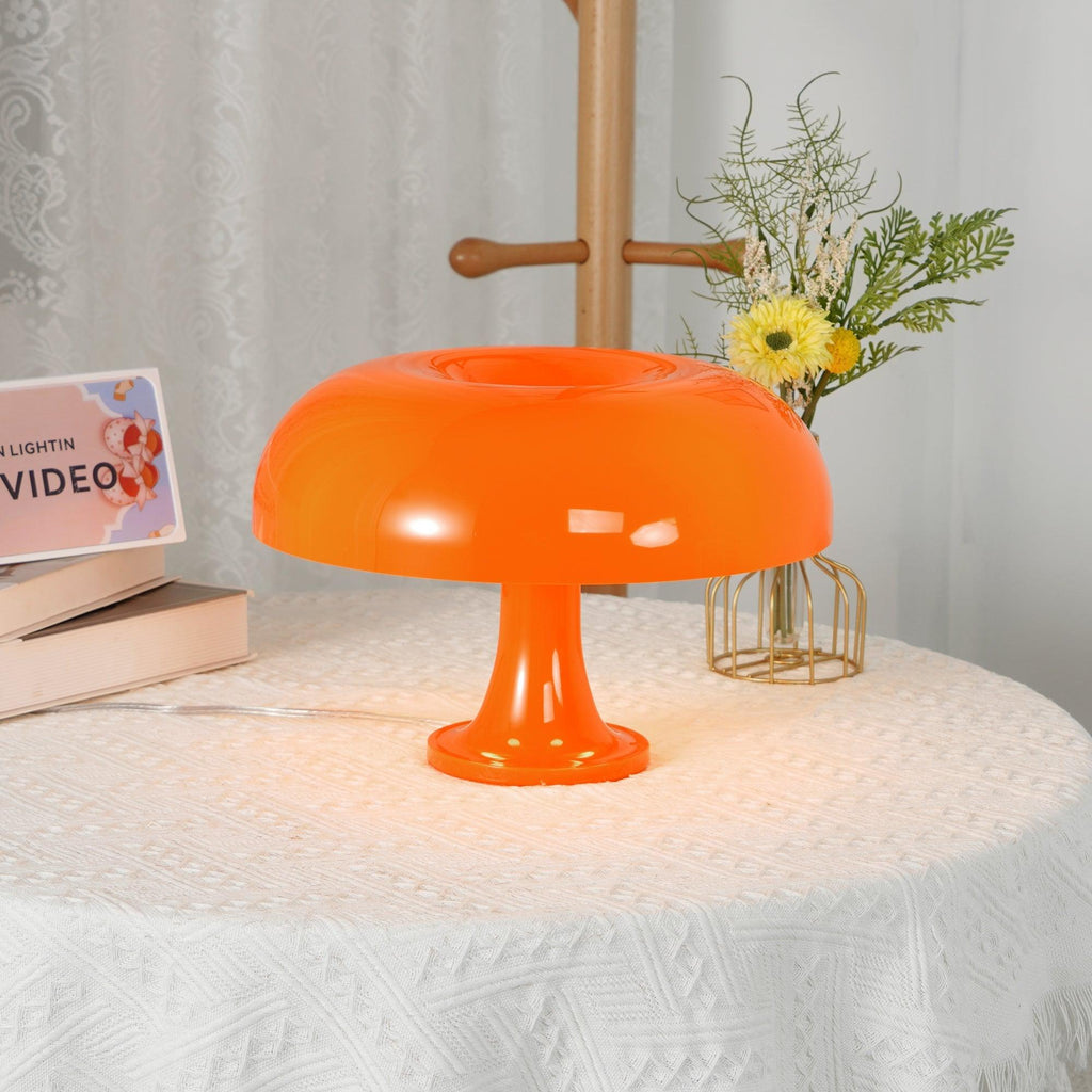Mushroom Table Lamp | Playful ABS Design with LED Bulb for Home and Office Decor