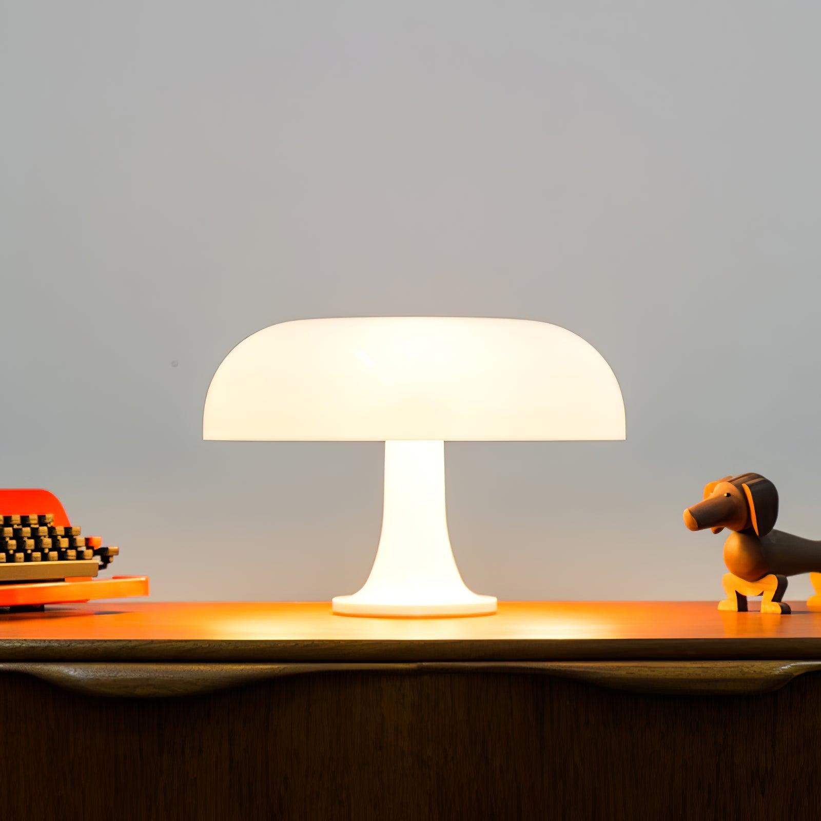 Mushroom Table Lamp | Playful ABS Design with LED Bulb for Home and Office Decor