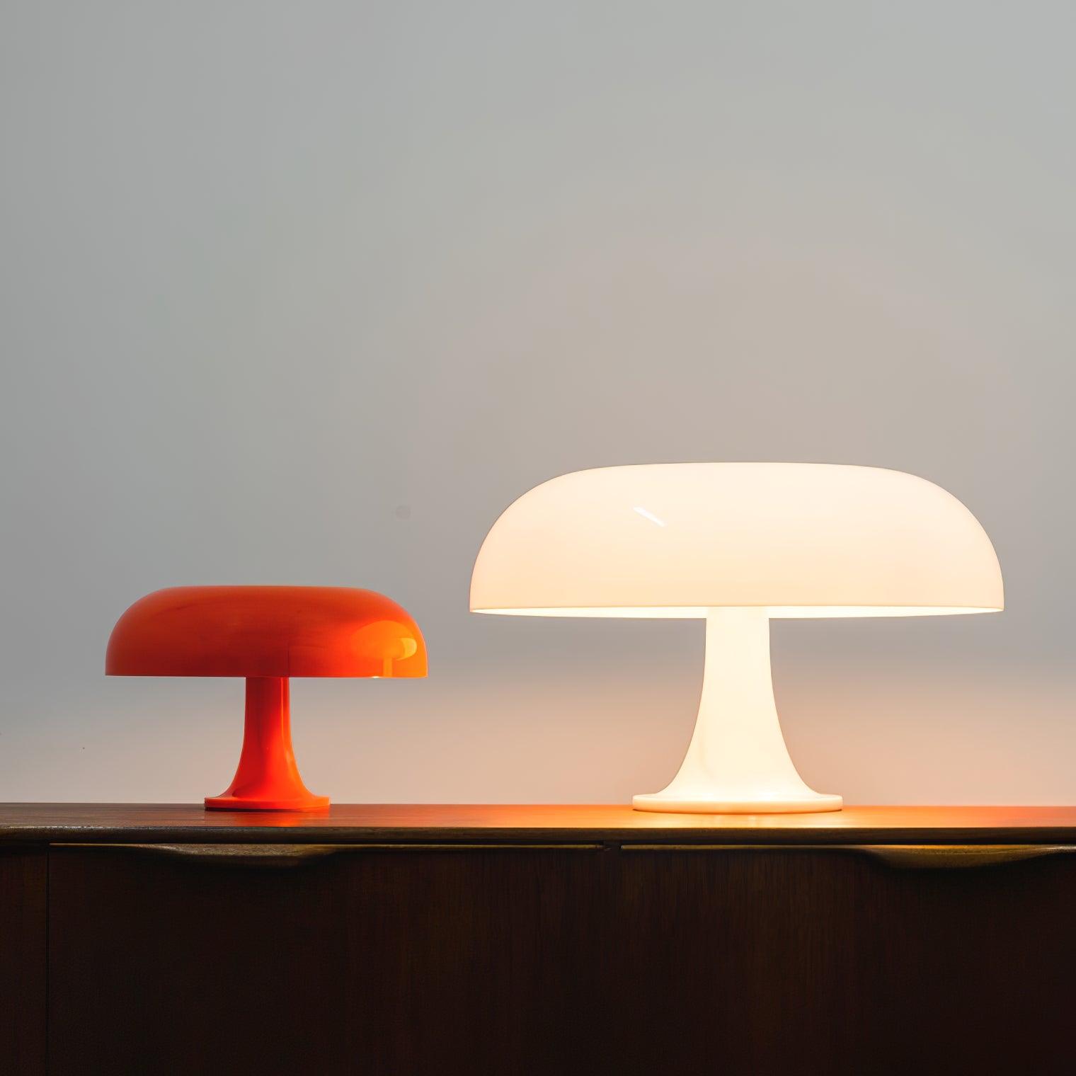 Mushroom Table Lamp | Playful ABS Design with LED Bulb for Home and Office Decor