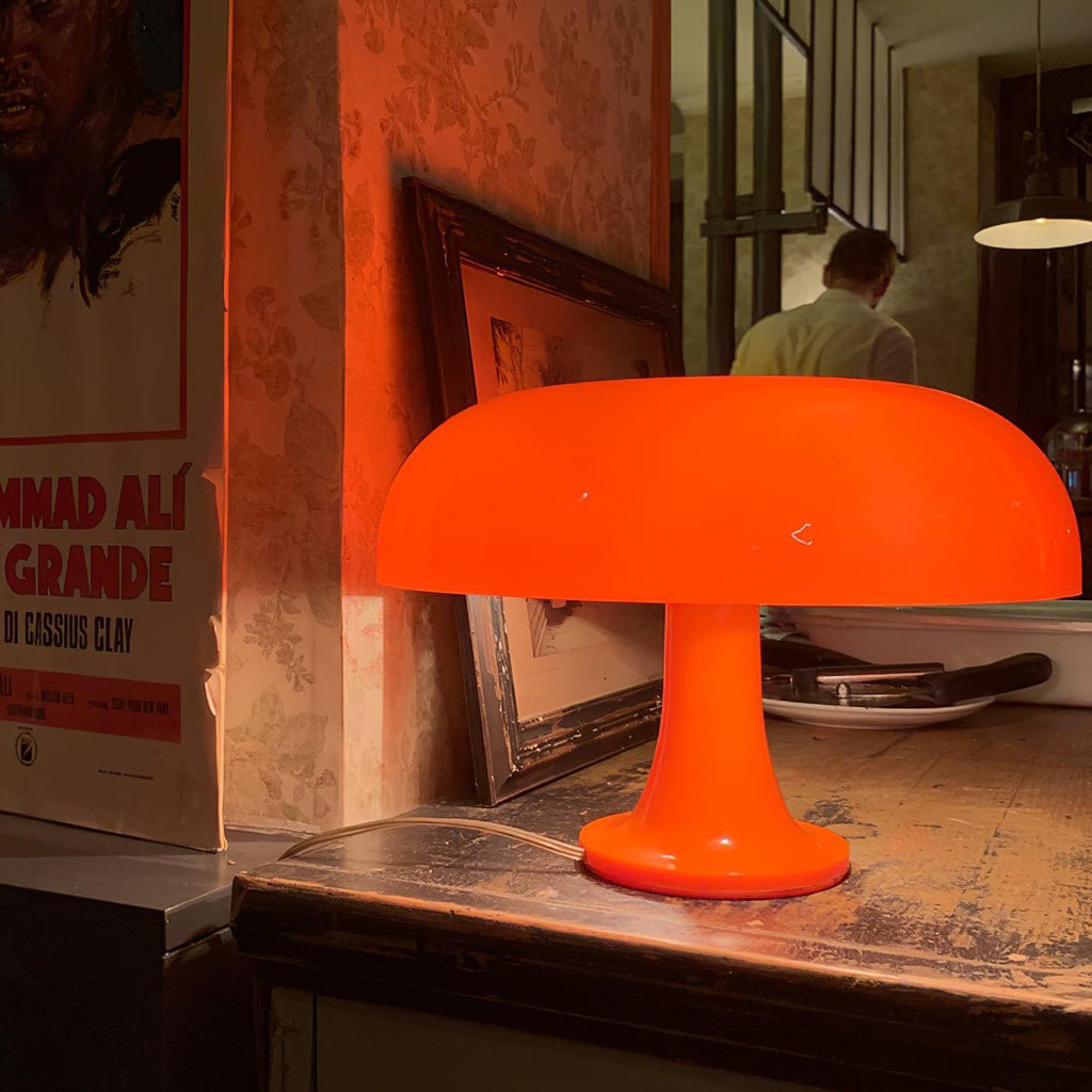 Mushroom Table Lamp | Playful ABS Design with LED Bulb for Home and Office Decor