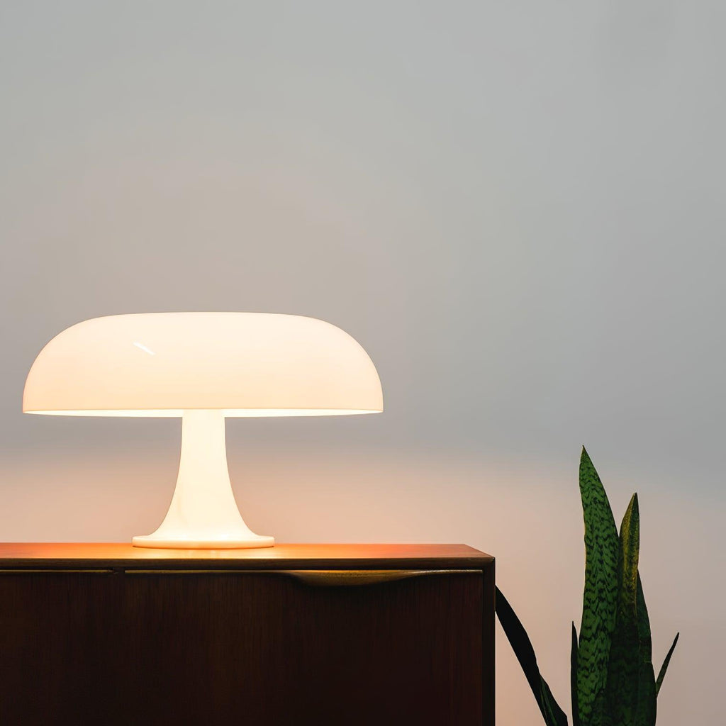 Mushroom Table Lamp | Playful ABS Design with LED Bulb for Home and Office Decor
