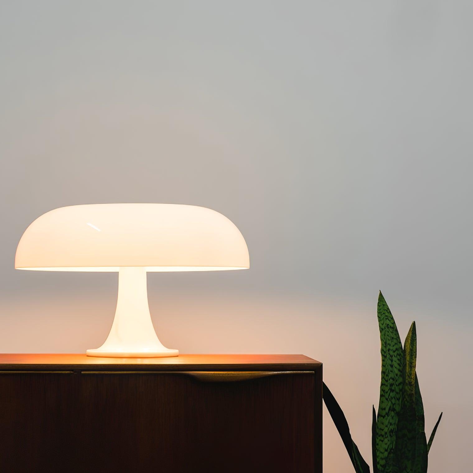 Mushroom Table Lamp | Playful ABS Design with LED Bulb for Home and Office Decor