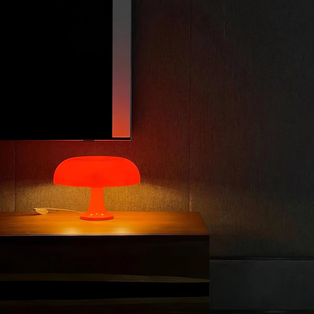 Mushroom Table Lamp | Playful ABS Design with LED Bulb for Home and Office Decor