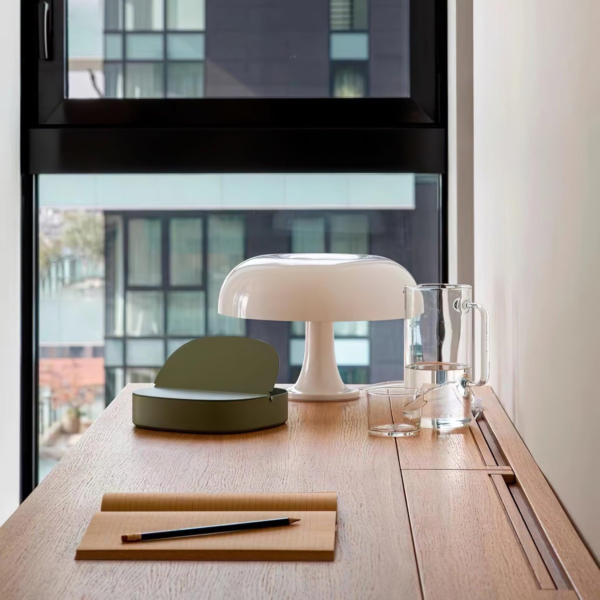 Mushroom Table Lamp | Playful ABS Design with LED Bulb for Home and Office Decor