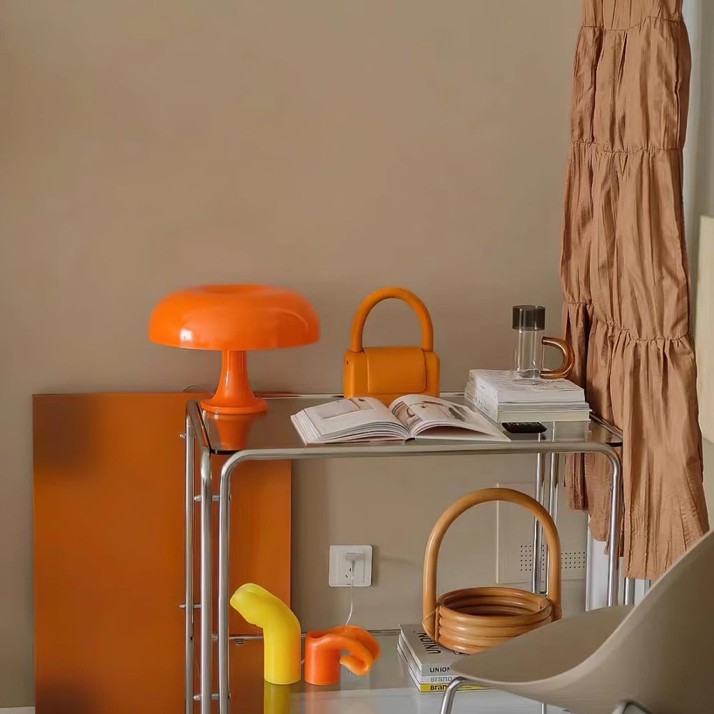 Mushroom Table Lamp | Playful ABS Design with LED Bulb for Home and Office Decor